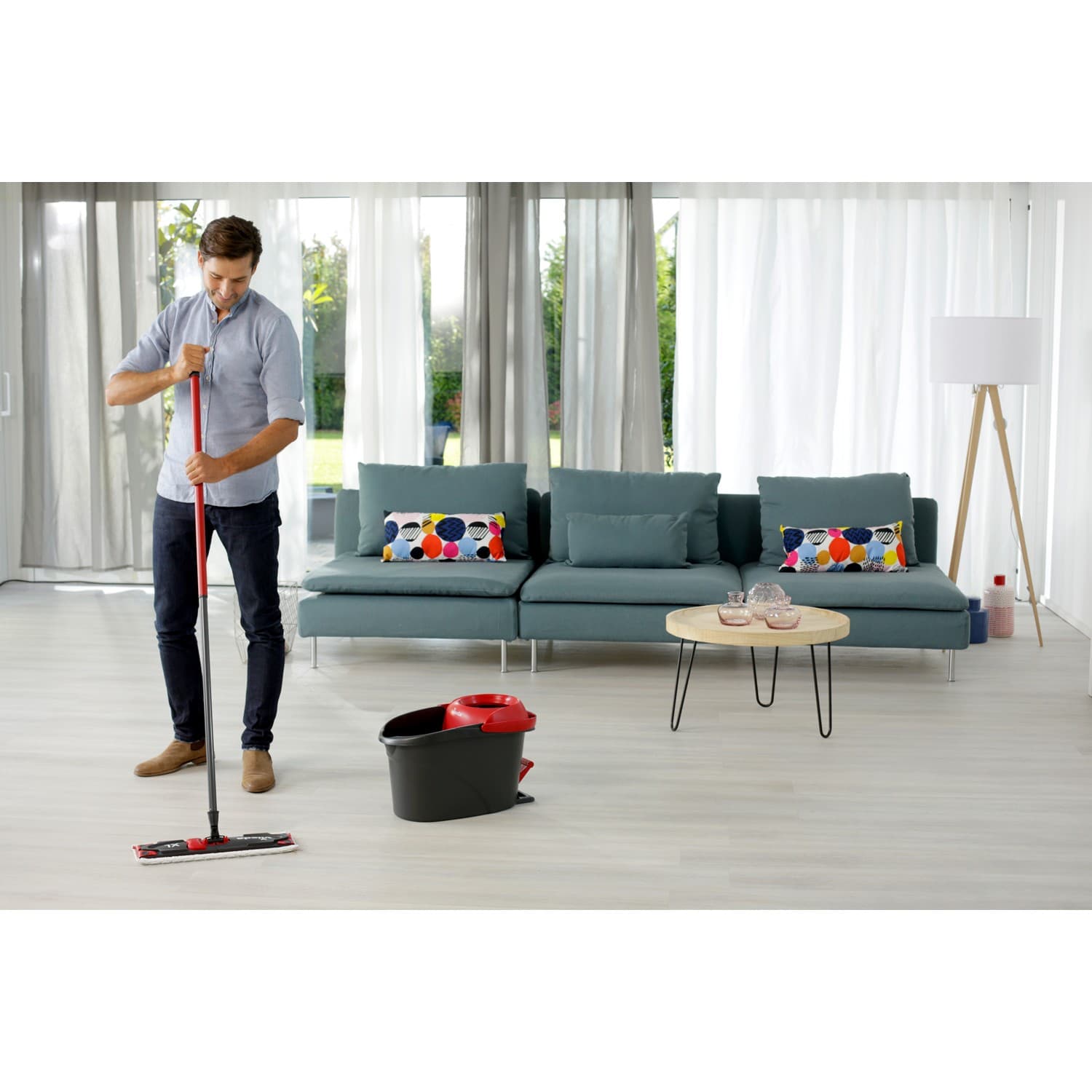 Vileda Ultramax Turbo XL ploski mop z vedrom, XL 5