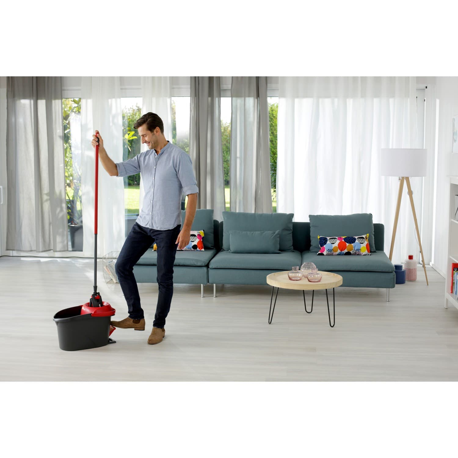 Vileda Ultramax Turbo XL ploski mop z vedrom, XL 7
