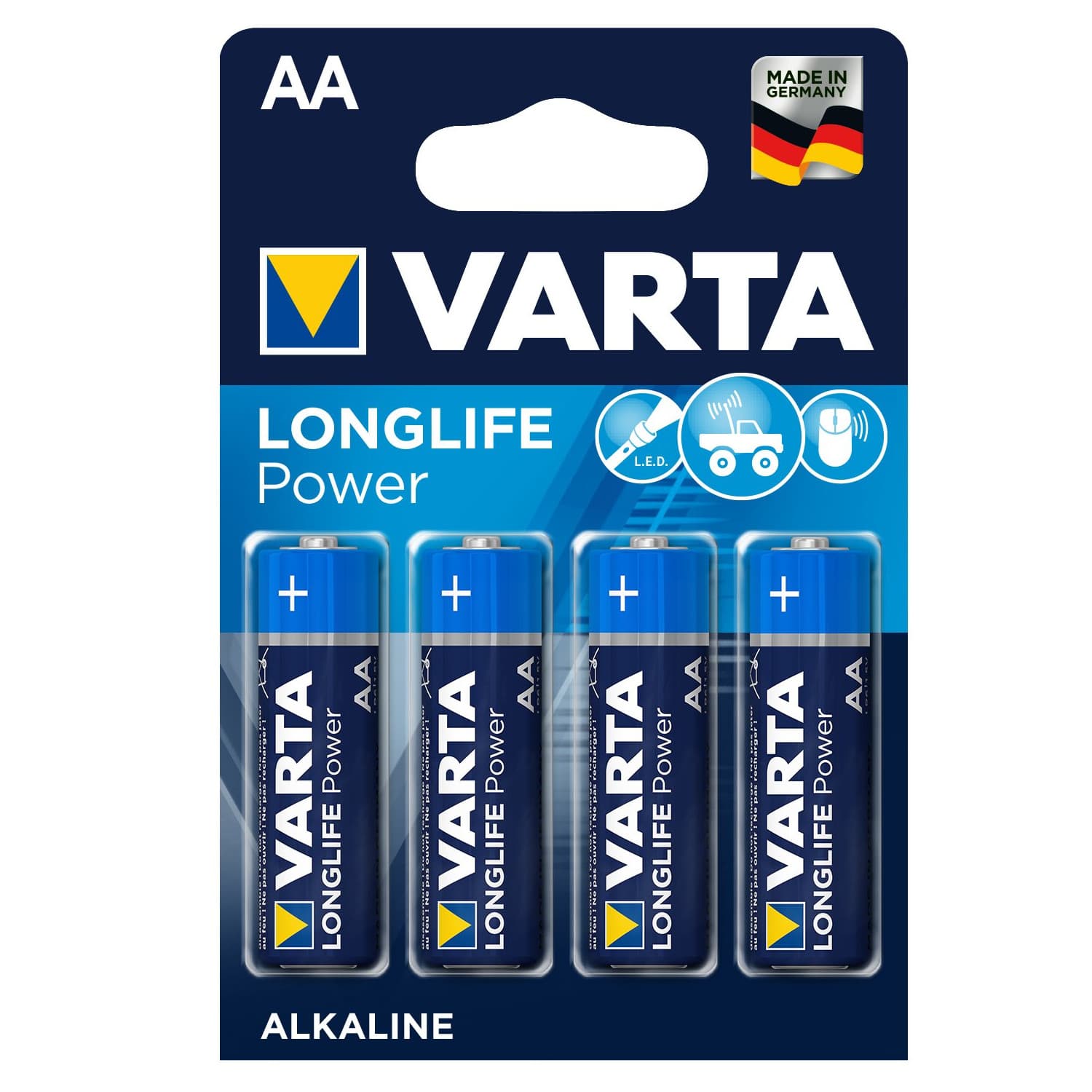 Varta Baterija AA LR06 Longlife Power 1,5V (4 kosi)