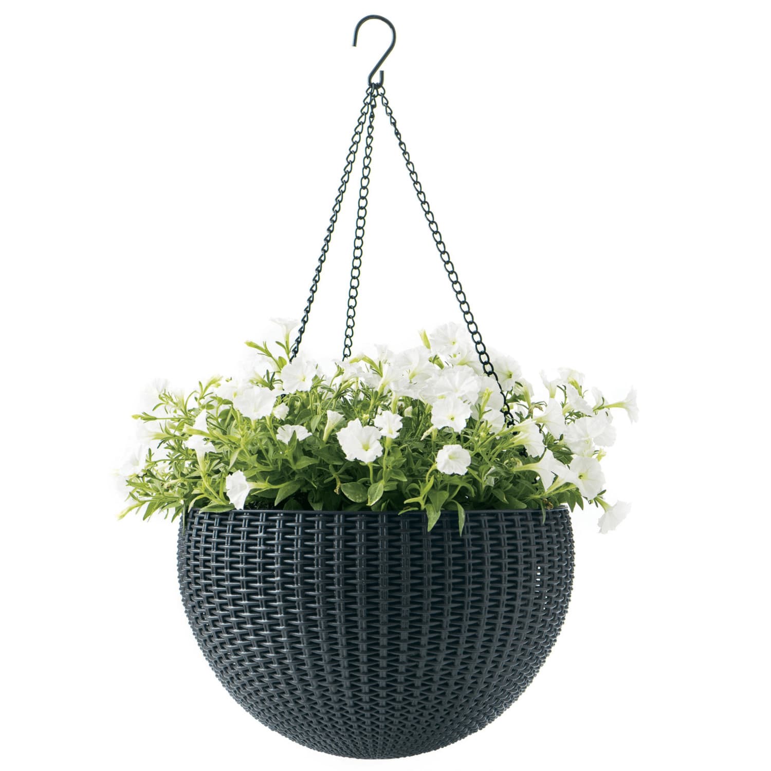 Keter Sphere Planter - viseča lončnica, antracit 2
