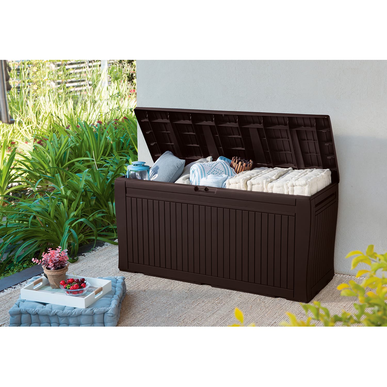 Keter Comfy 270L - vrtna shranjevalna skrinja, rjava 3
