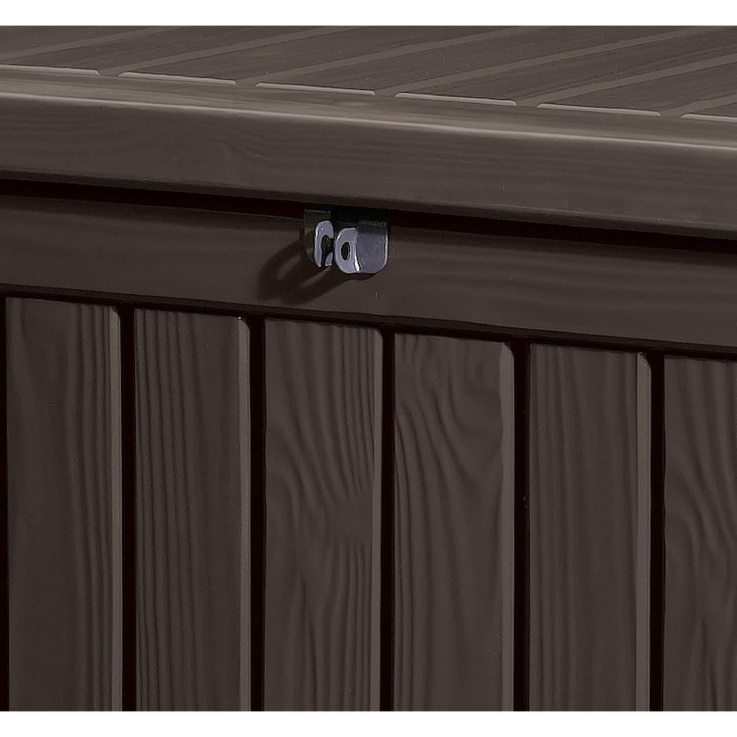 Keter Rockwood 570L - vrtna shranjevalna klop, rjava 4