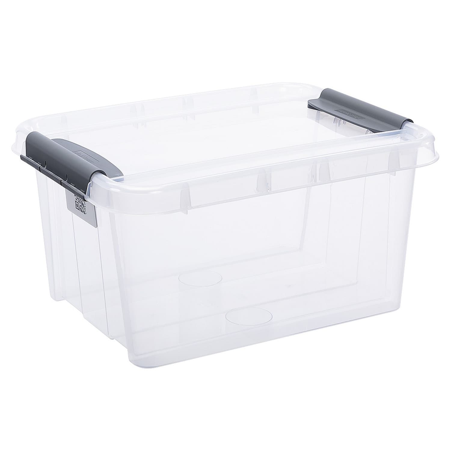 PLAST TEAM Pro Box QR zabojnik s pokrovom, 32L, prozoren
