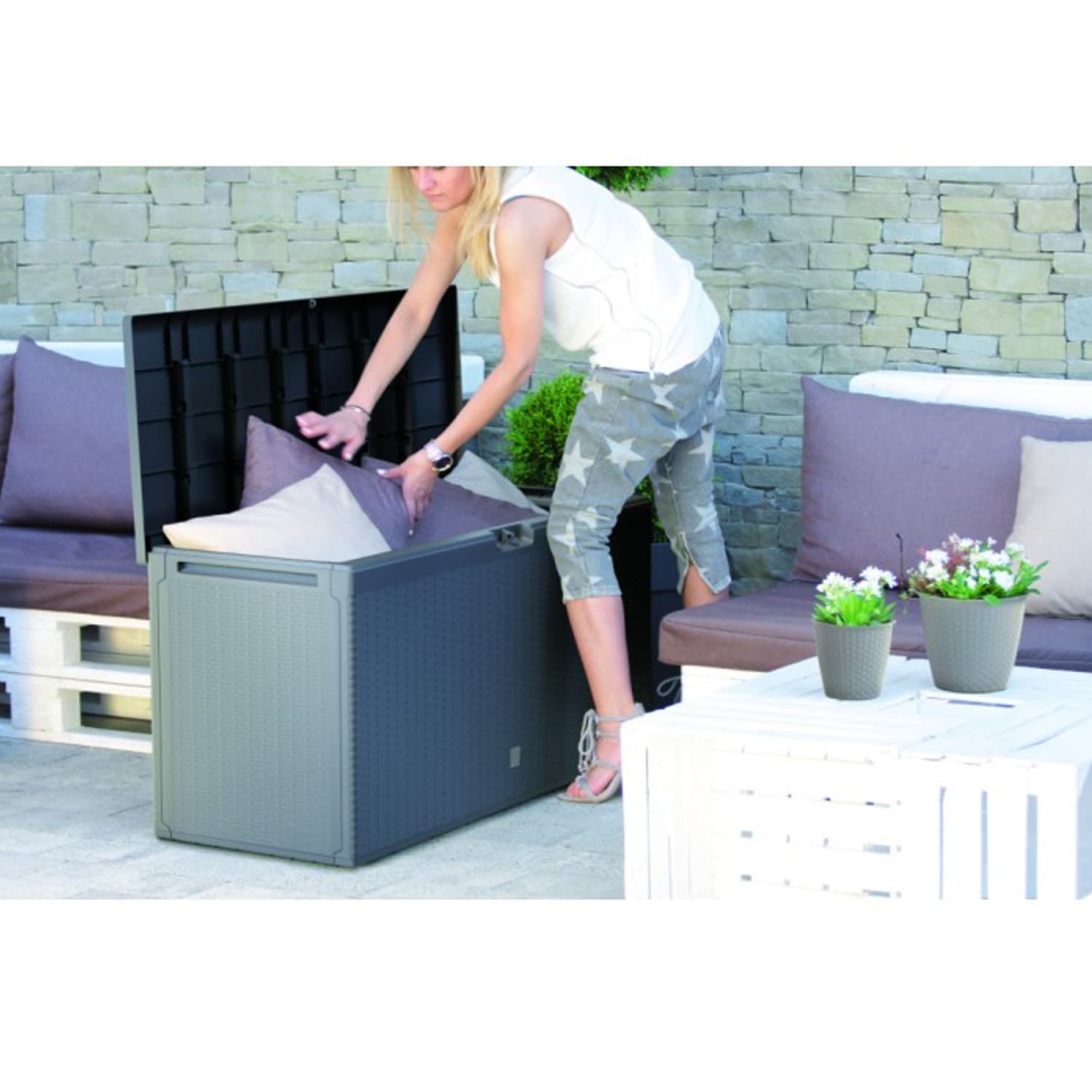 Vrtni zaboj Boxe Rato Plus 290L, antracit 3