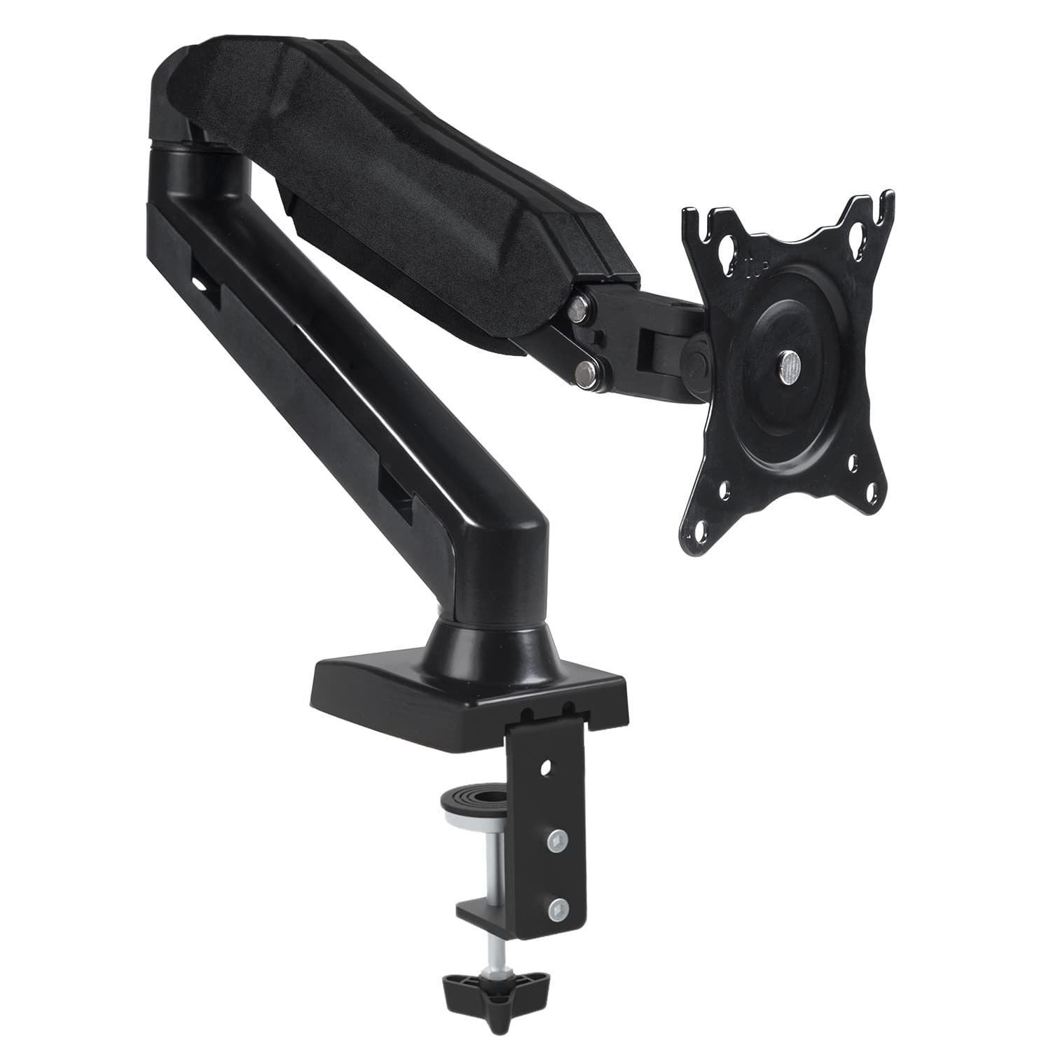 Maclean Stojalo za monitor z plinsko vzmetjo, 13"-27", 8 kg, črno