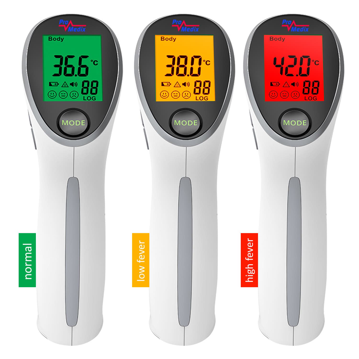 Brezdot. infrardeči termometer Promedix PR-960, medicinski 2