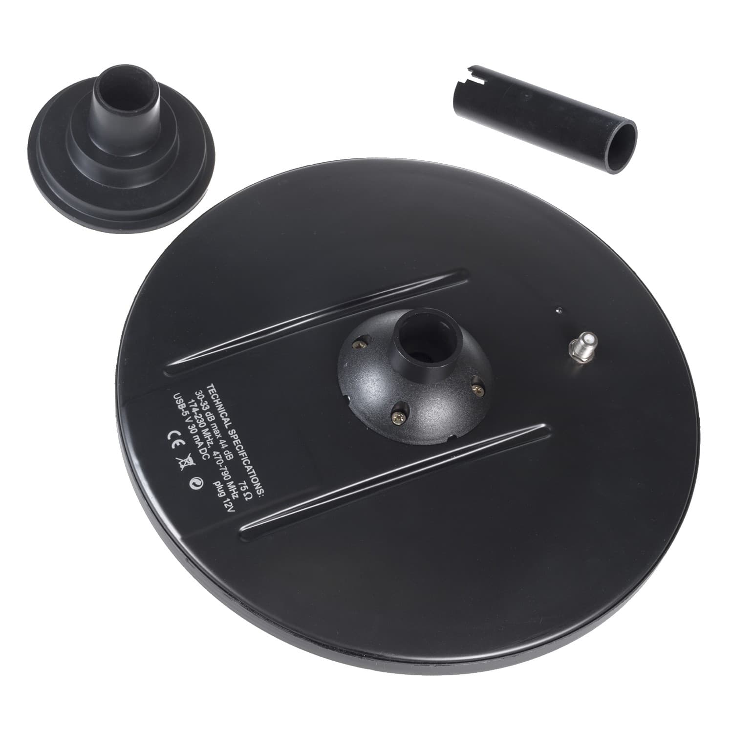 Antena DVB-T/T2 HEVC Maclean MCTV-945, aktivna, magnetna, USB 2