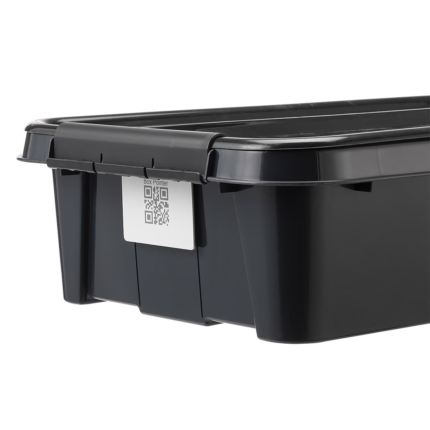 PlastTeam ProBox Recycle QR 31L črn zabojnik pod posteljo 5