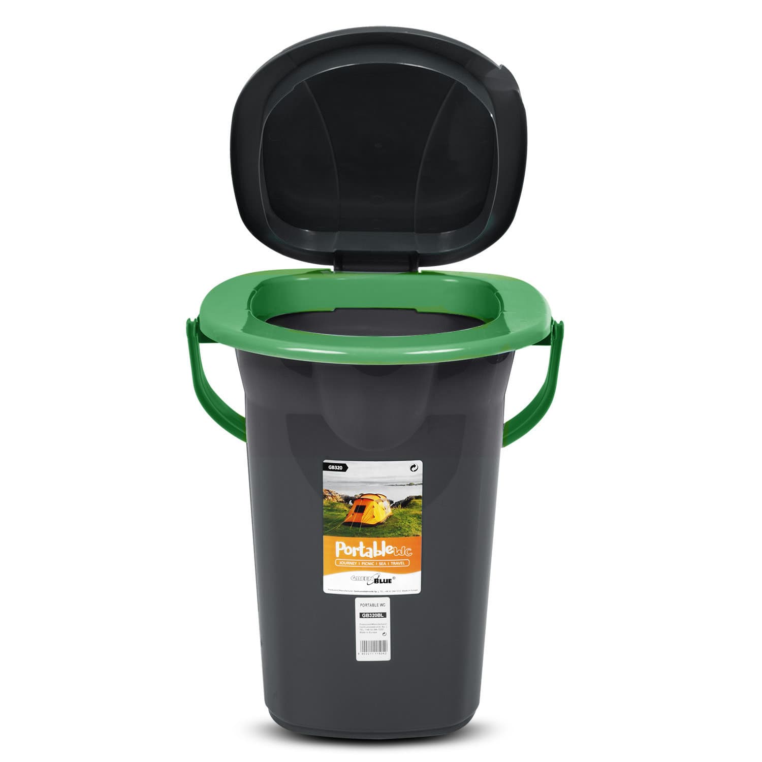 Potovalna toaleta GreenBlue GB320BG, črno-zelena 2
