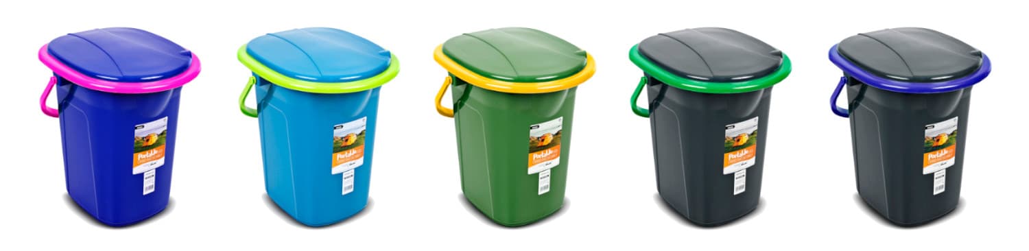 Potovalna toaleta GreenBlue GB320BL, morsko-limeta 8