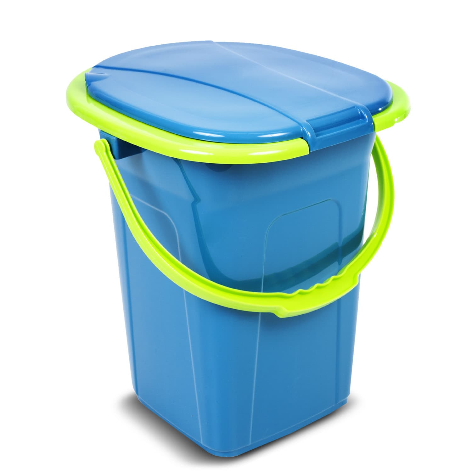 Potovalna toaleta GreenBlue GB320BL, morsko-limeta 3