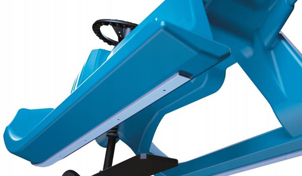 Krmiljene sani Prosperplast Bullet Control, modre 2