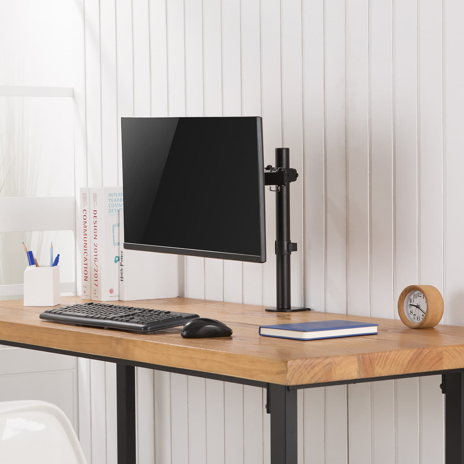 Maclean MC-883 Dvoročni nosilec za monitor (17-32"), črn 2