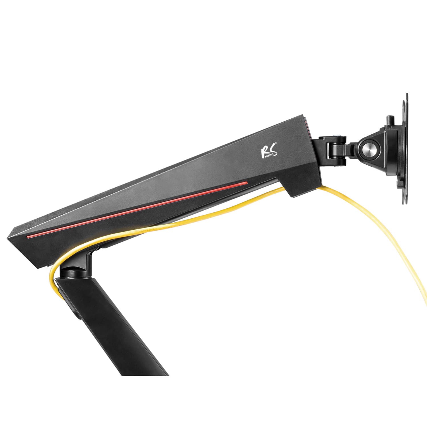 NanoRS RS887 Gaming nosilec za 2 monitorja (17-32"), črn 6