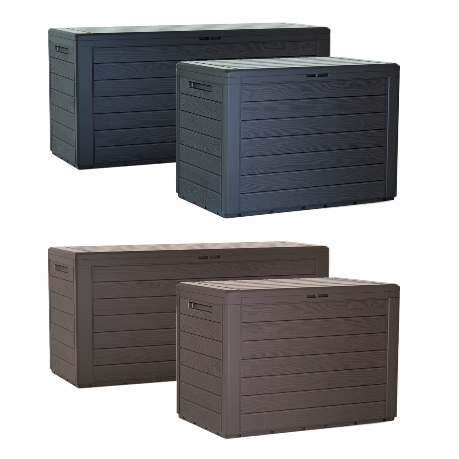 Vrtna shranjevalna omarica "Woodebox" 190 L umbra 2