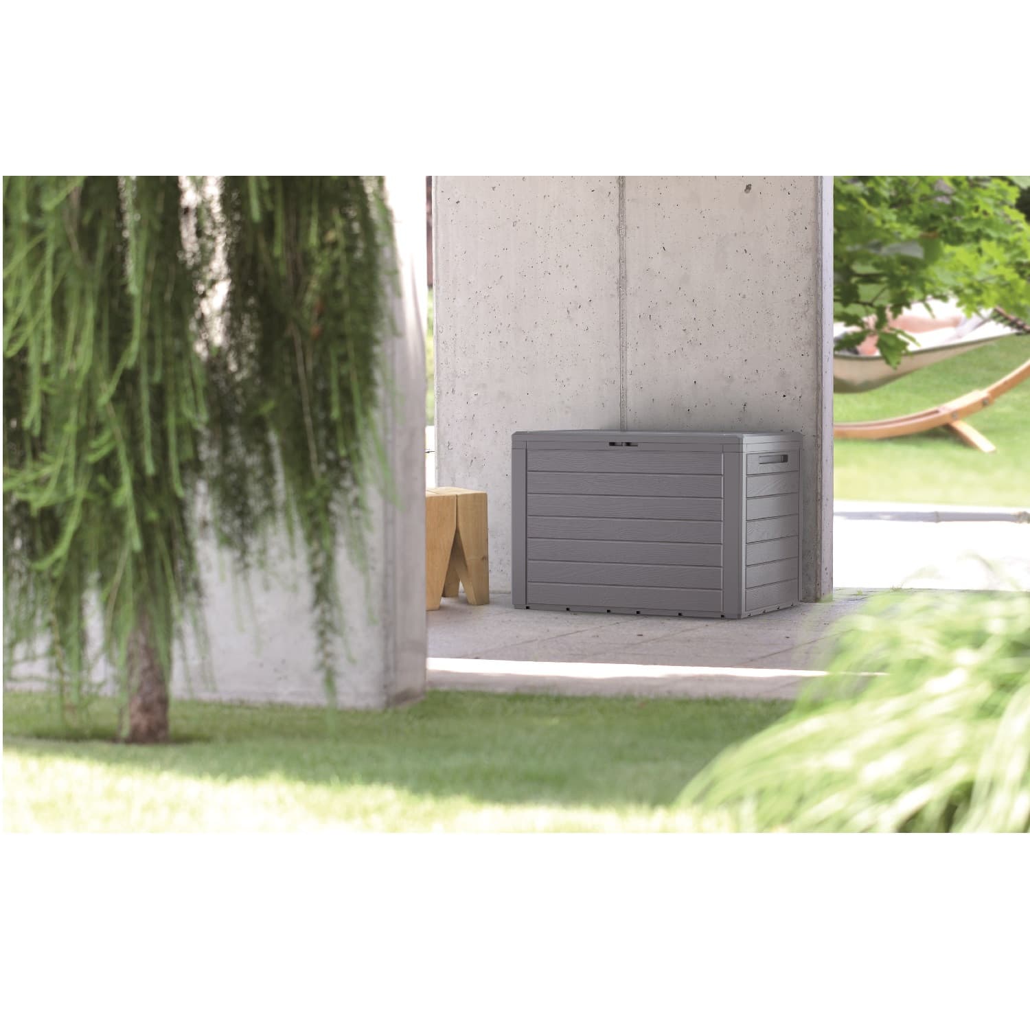 Vrtna shranjevalna omarica "Woodebox" 190 L umbra 3