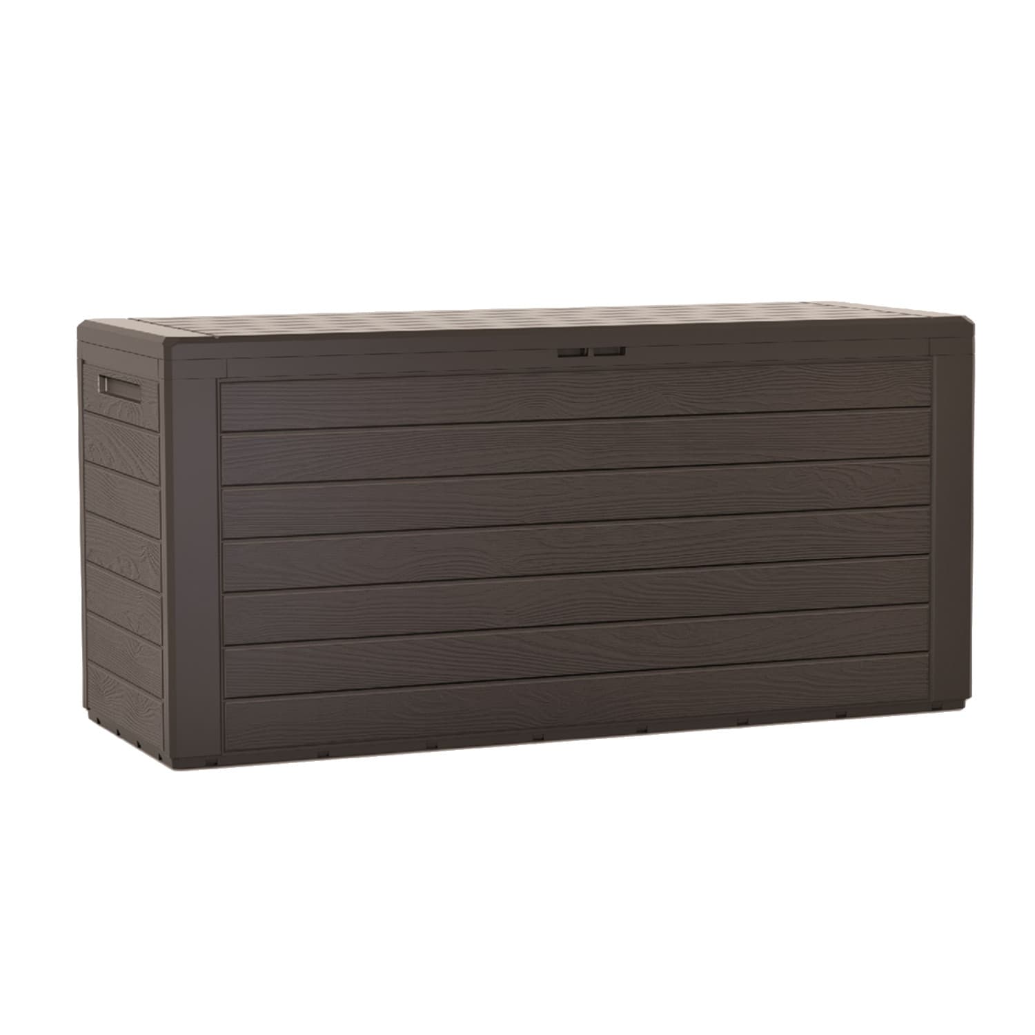 Prosperplast Vrtna omarica Woodebox 280L, umbra
