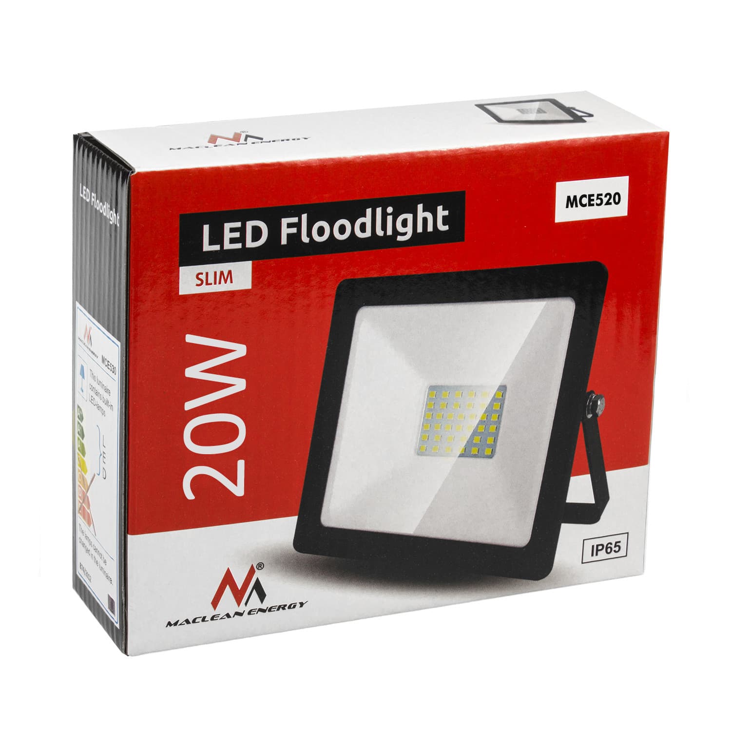 LED reflektor Maclean, slim 20W, nevtralno bel (4000K), IP65, MCE520 NW 4