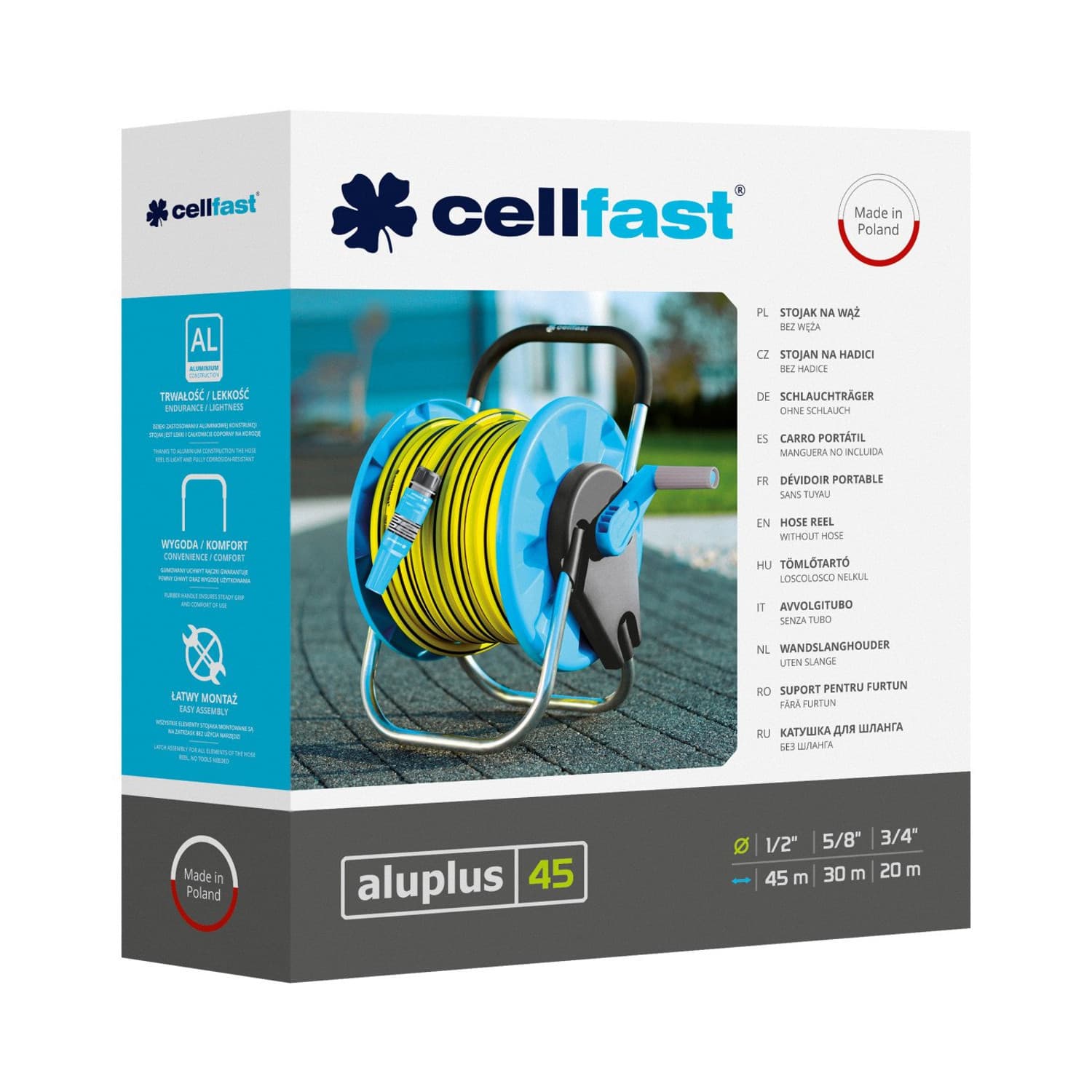 Cellfast Aluplus 1/2" stojalo za cev (45m) 4