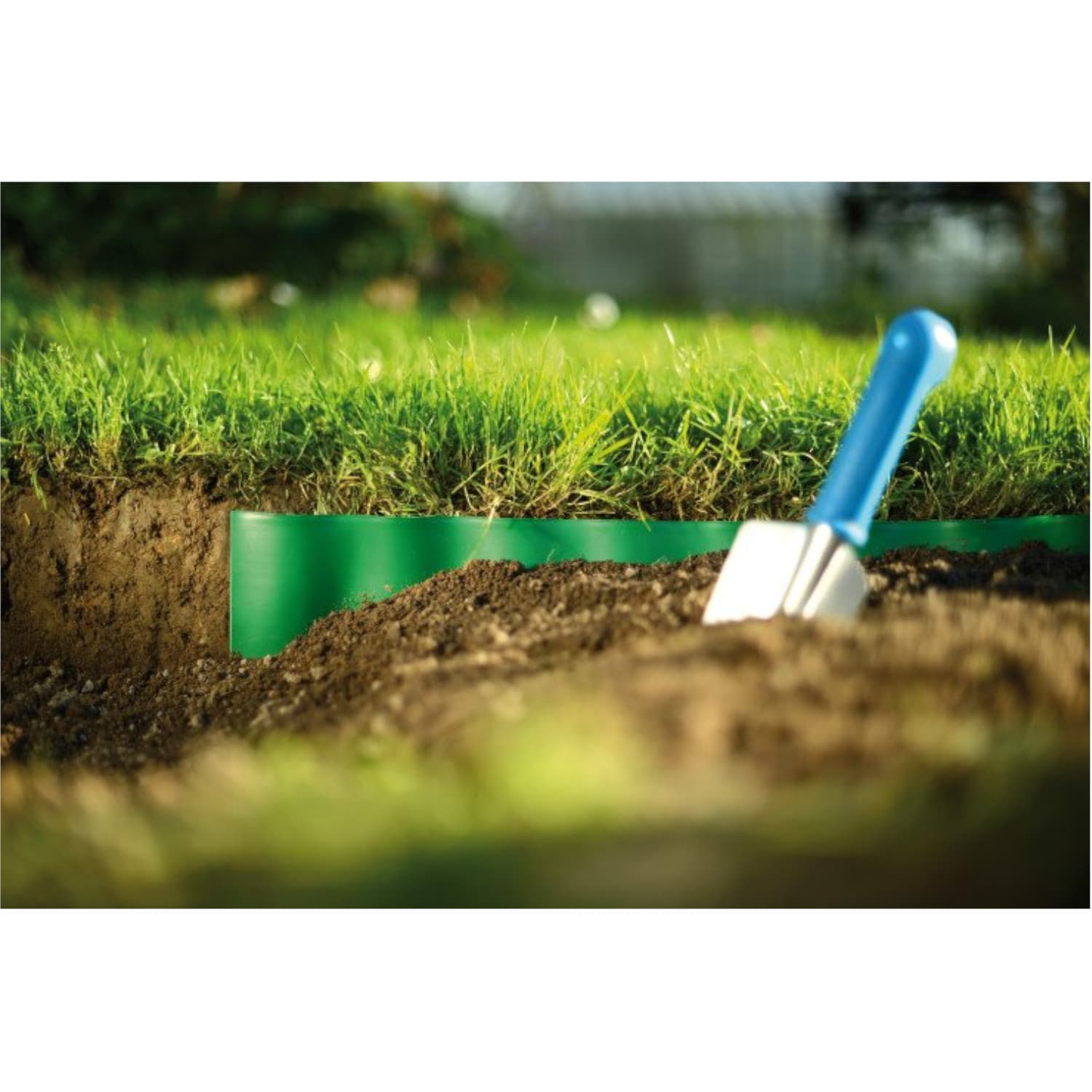 Vrtna obroba Cellfast valovita 10 cm x 9 m, zelena 3