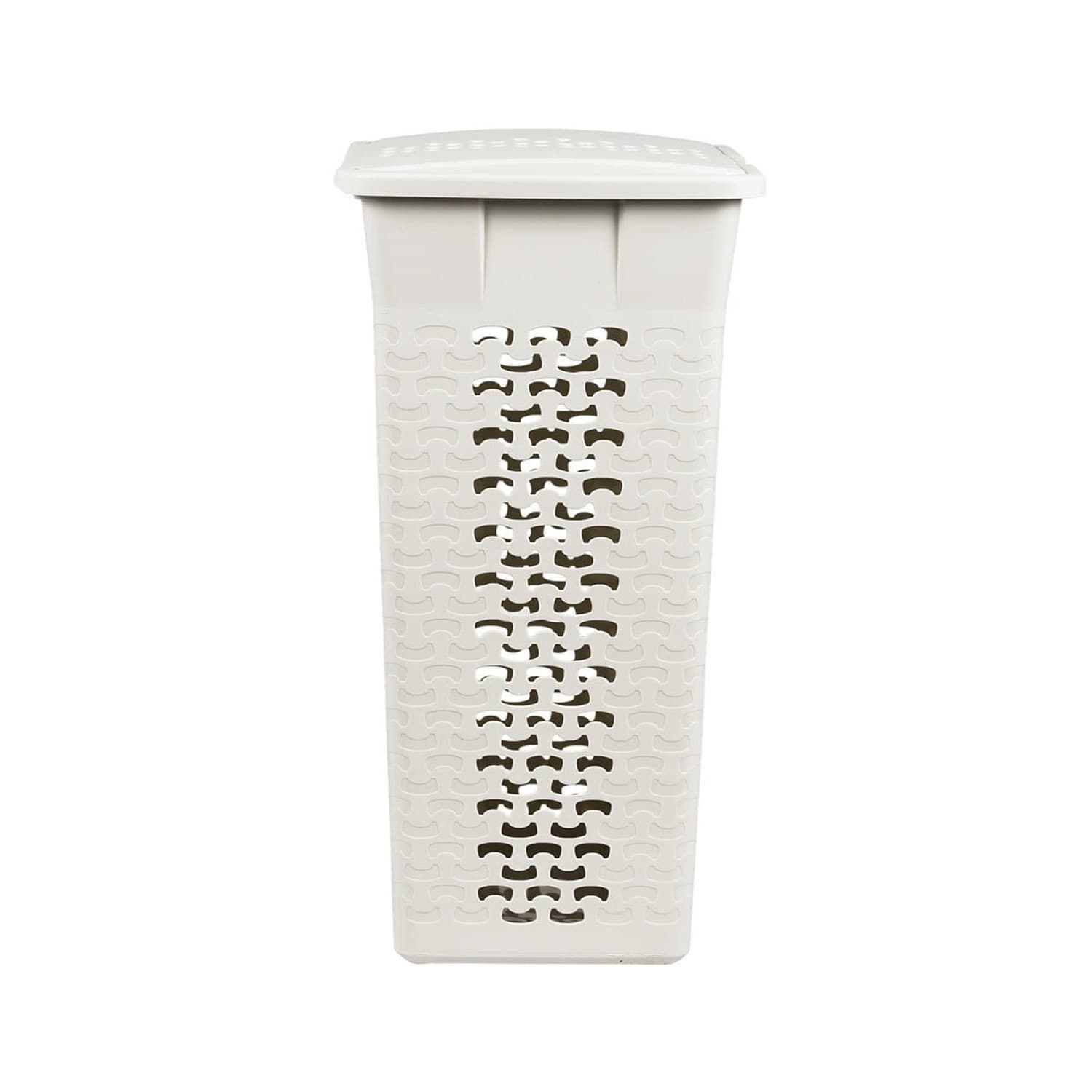 BranQ Košara za perilo Cotton 55L, starinsko bel 4