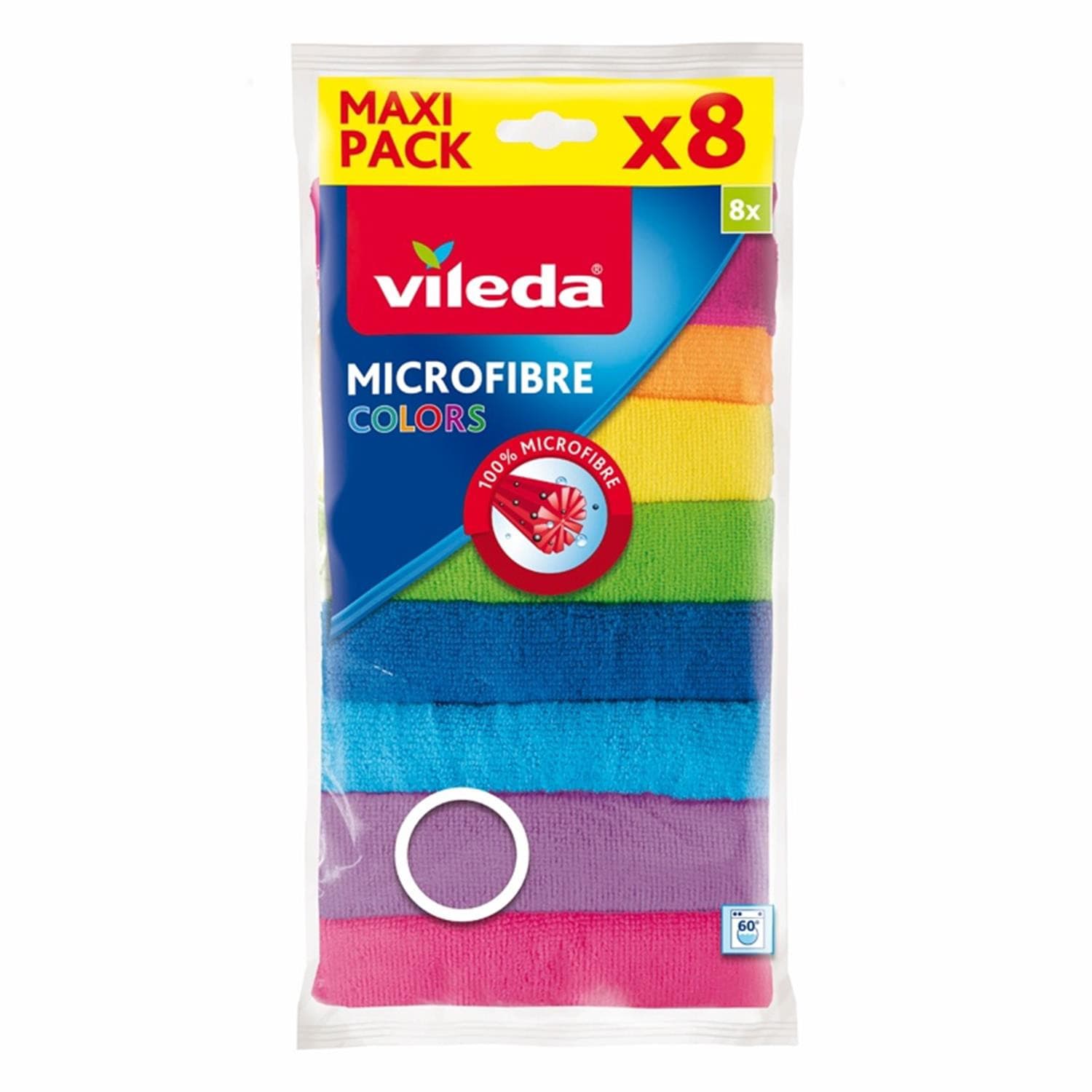 Set 8 Vileda Mikrofibra Colors krpic