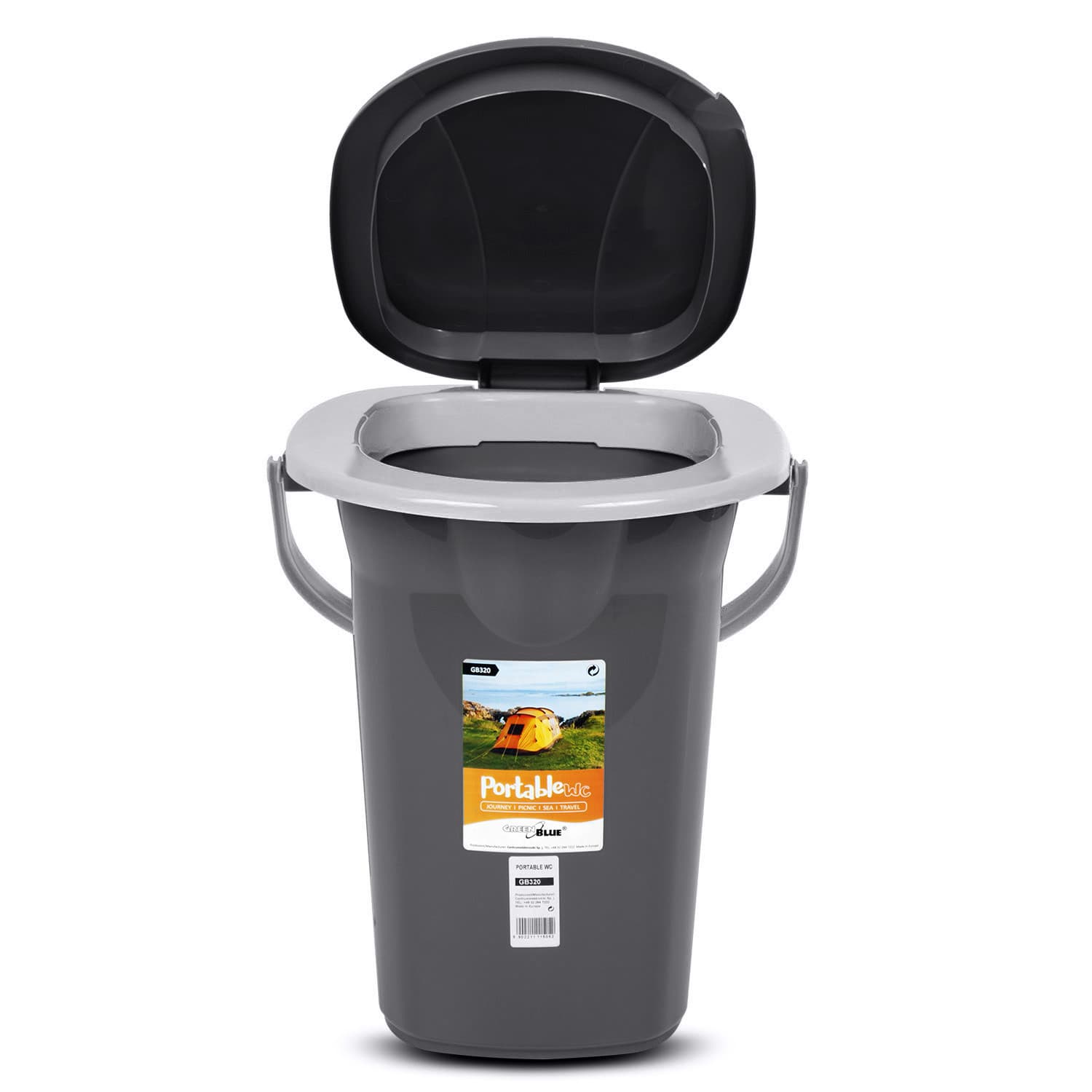 Turistična toaleta GREENBLUE GB320AG, antracit 2