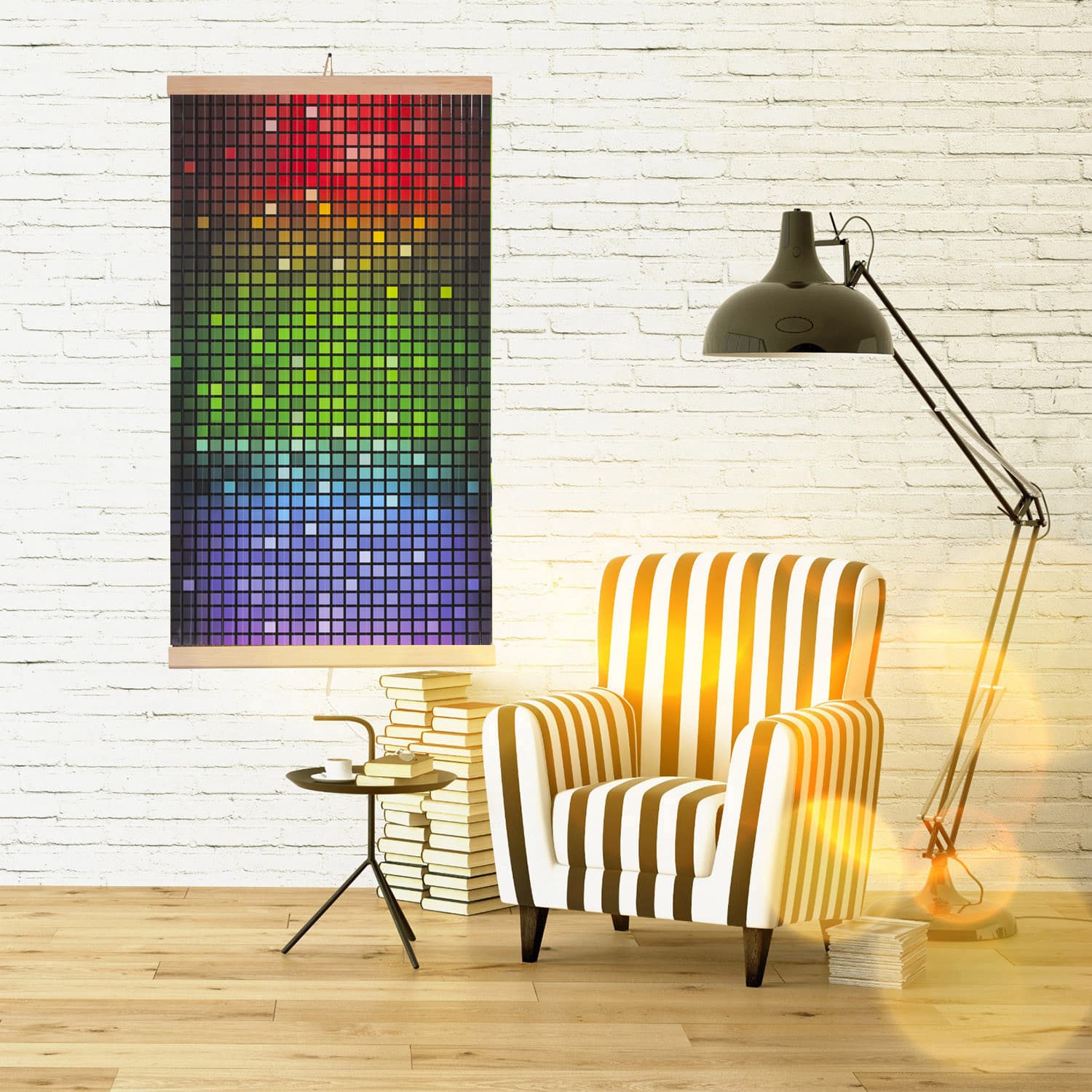 Talni IR grelnik TRIO 430W, 100x57cm, "Mozaik", z regulatorjem 4