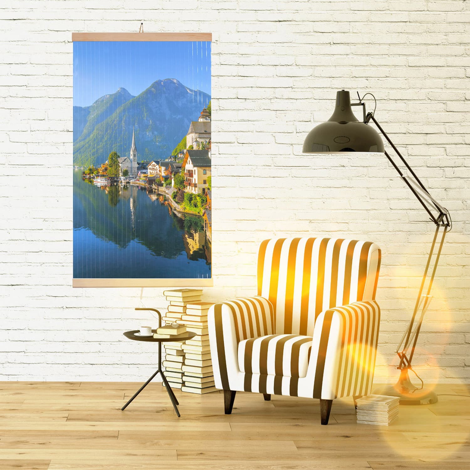 IR grelec TRIO 430W, 100x57cm, motiv vasice, s priloženim regulatorjem 4