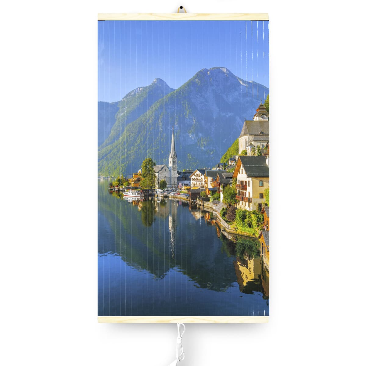 IR grelec TRIO 430W, 100x57cm, motiv vasice, s priloženim regulatorjem