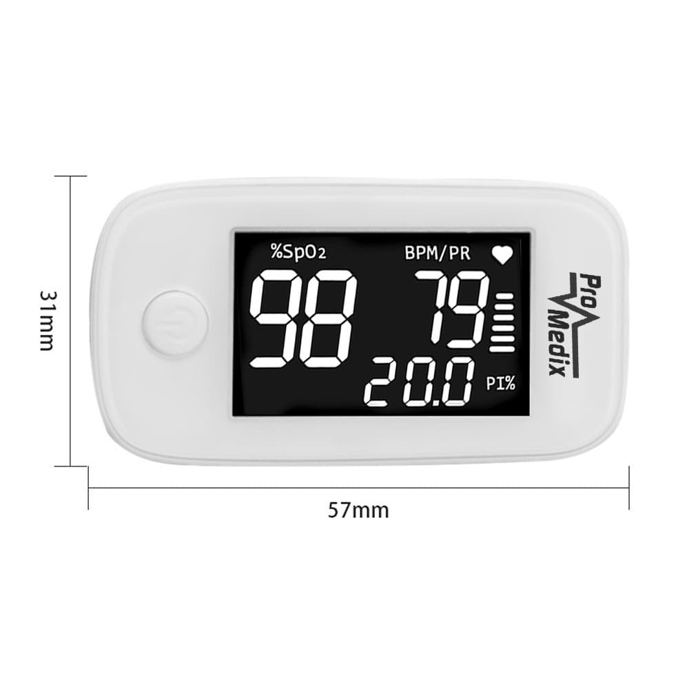 Medicinski pulzni oksimeter Promedix PR-870 s HD LED zaslonom 7