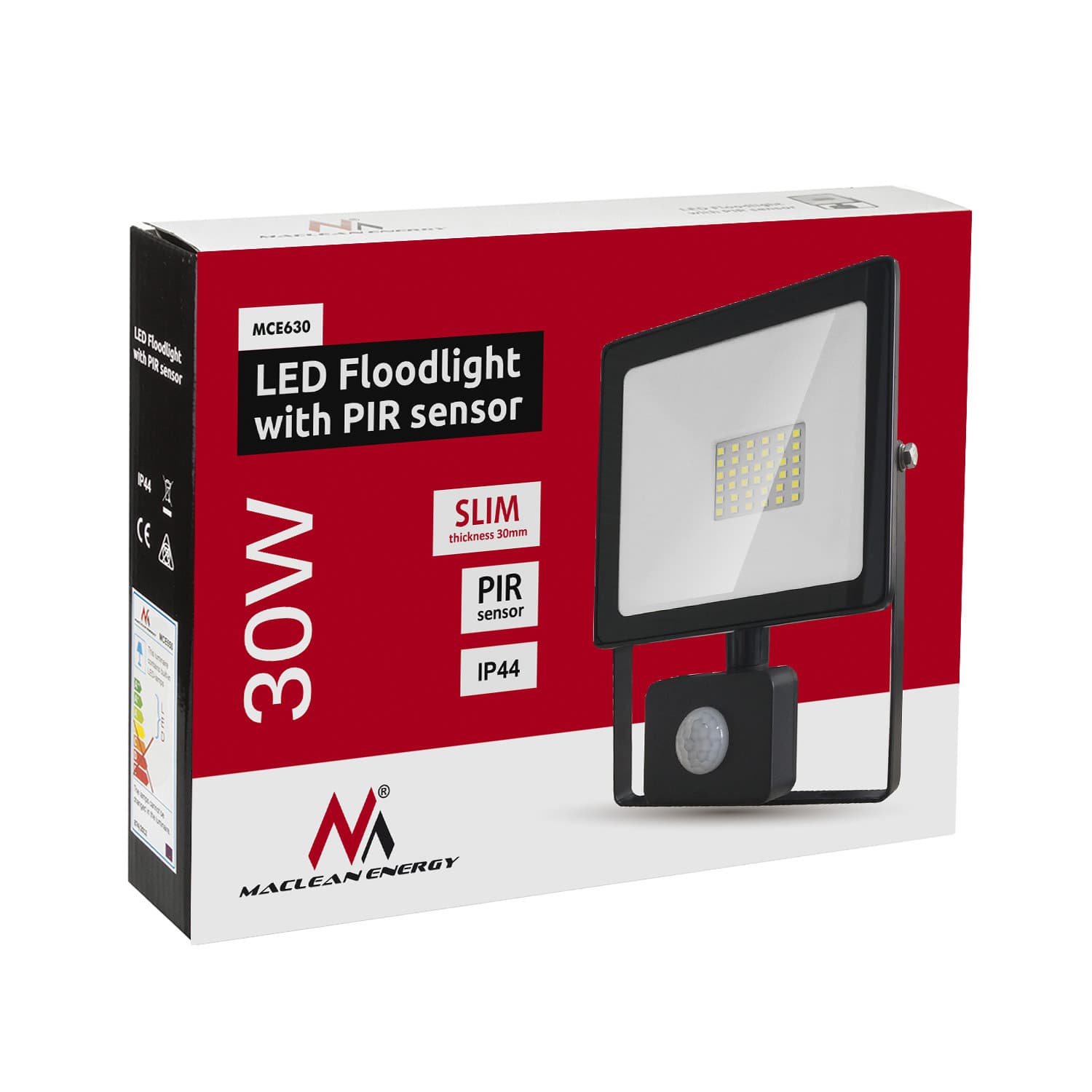 LED zunanja svetilka Maclean MCE630 NW PIR, 30W, nevtralna bela 7