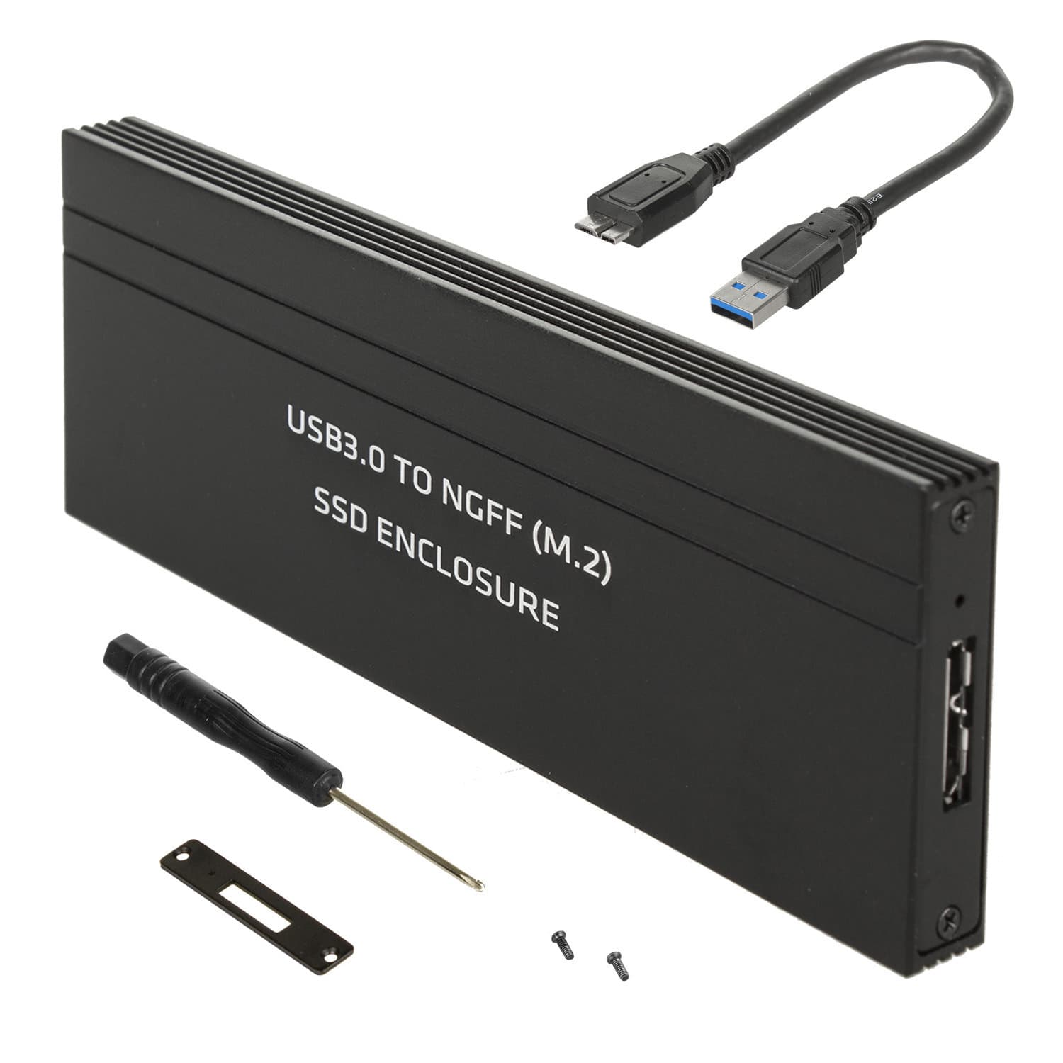 Ohišje za SSD M.2 Maclean, USB 3.0, aluminijasto