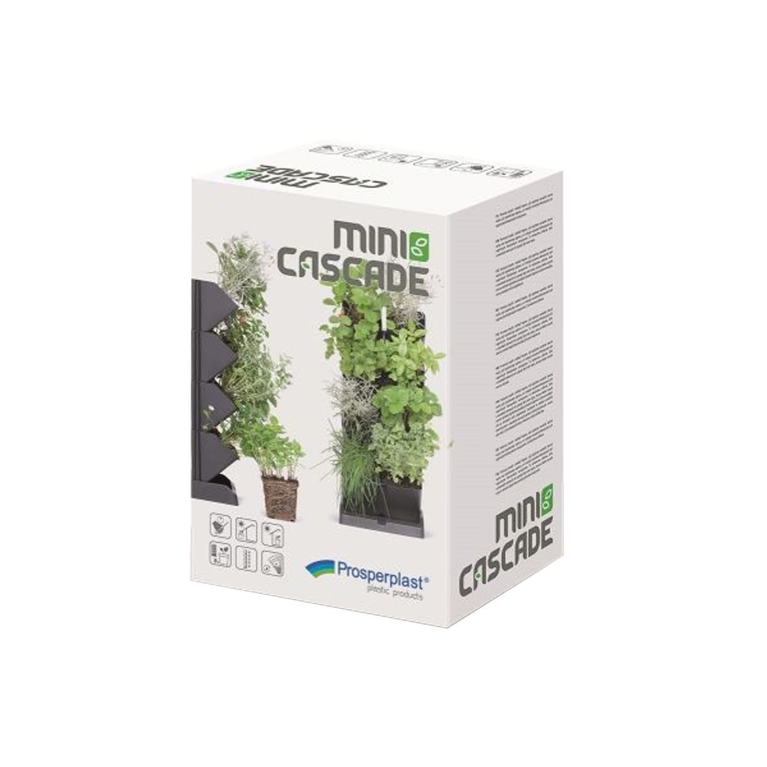 Vertikalni vrt Mini Cascade 19.5x47.5cm, antracit 3