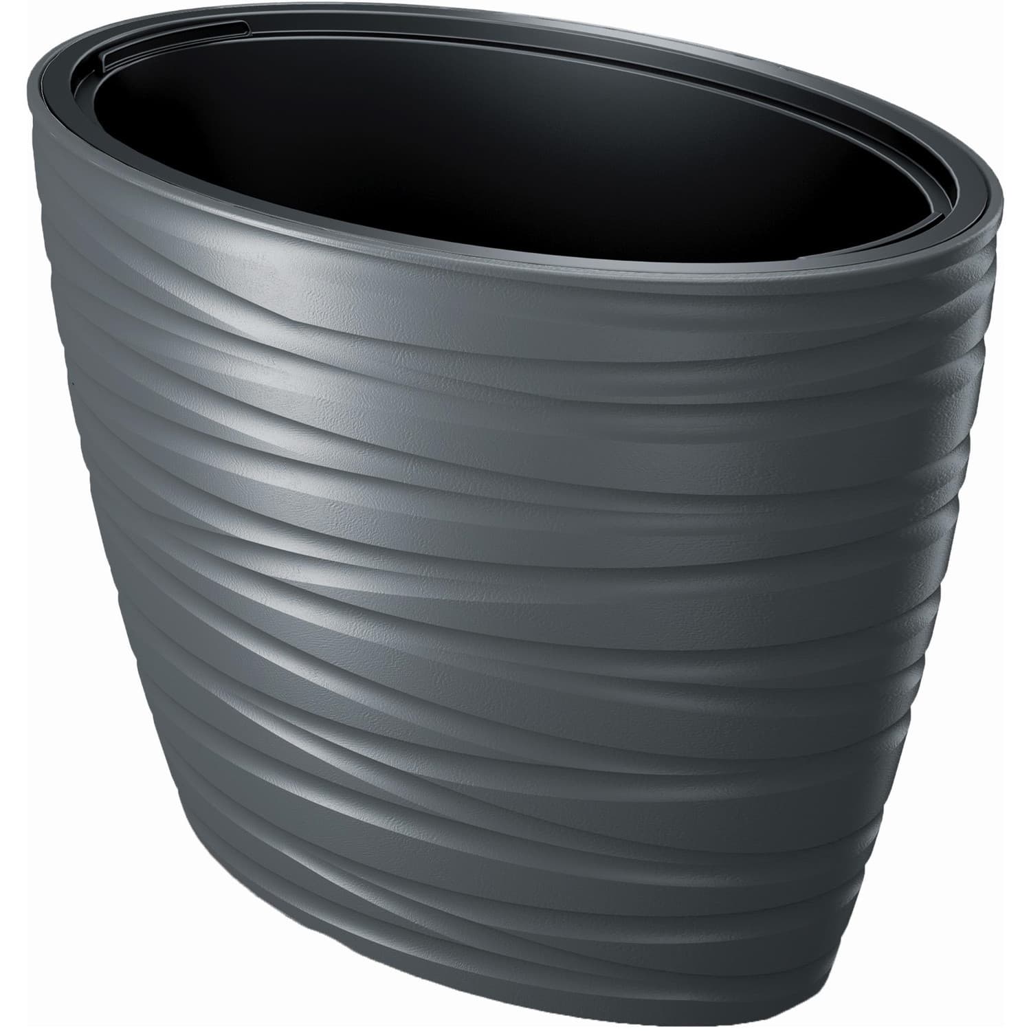 Donicа Maze 58.5cm z vložkom, antracit