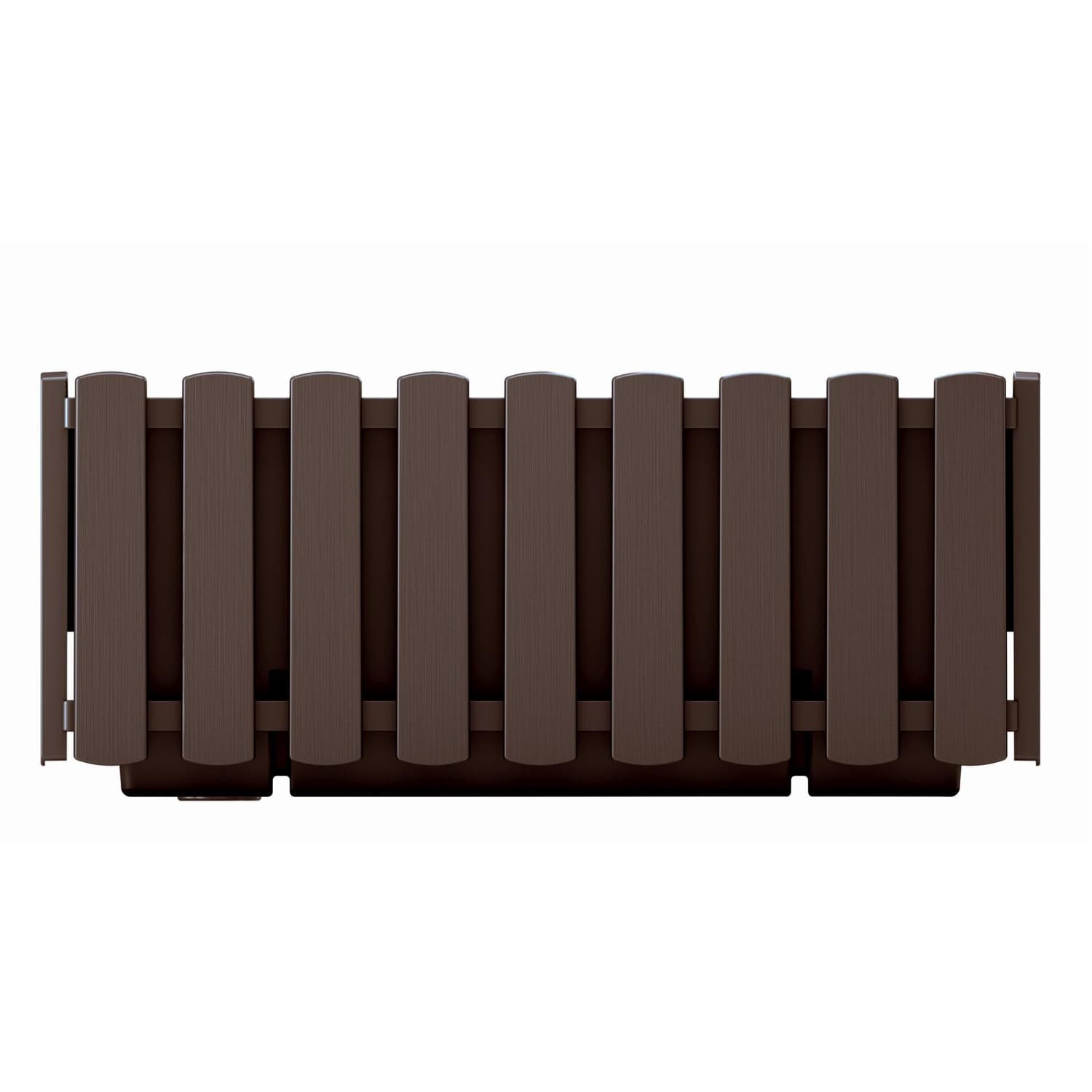 Balkonska cvetl. skrinja Boardee Fencycase 38cm, rjava