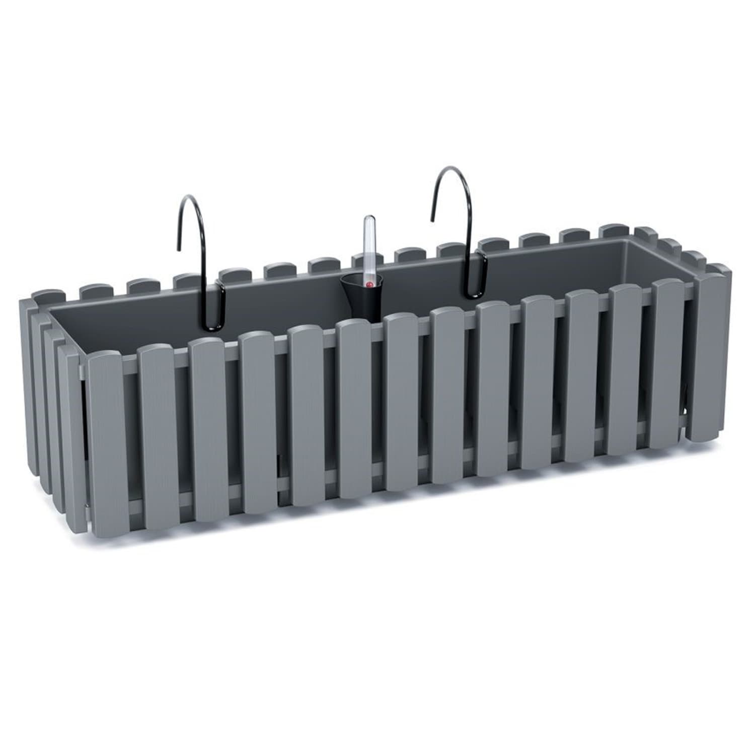 Balkonska cvetlična korita "Boardee Fencycase" 58 cm siva