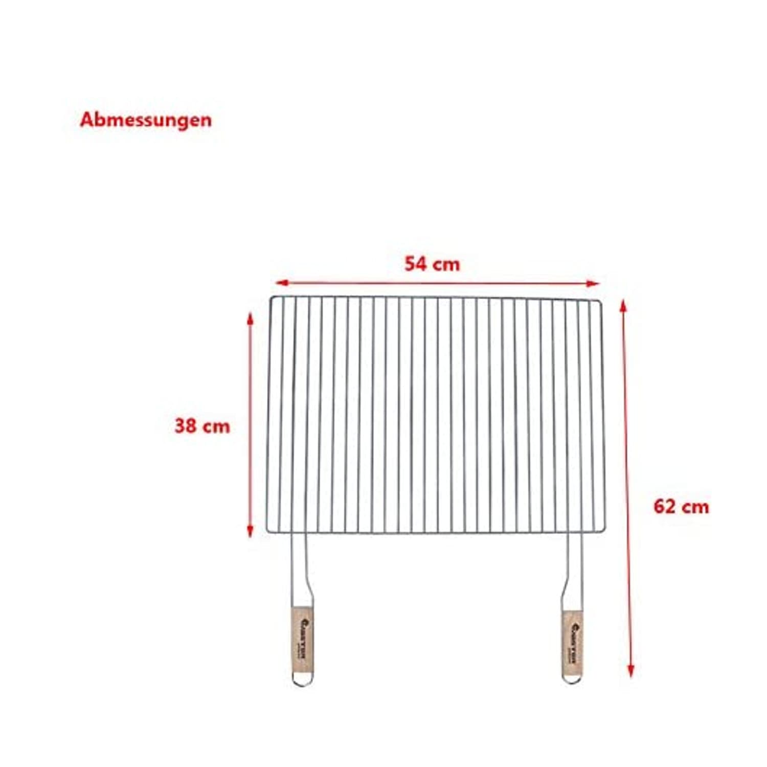 Rešetka za žar 54x38cm Master Grill MG252 2
