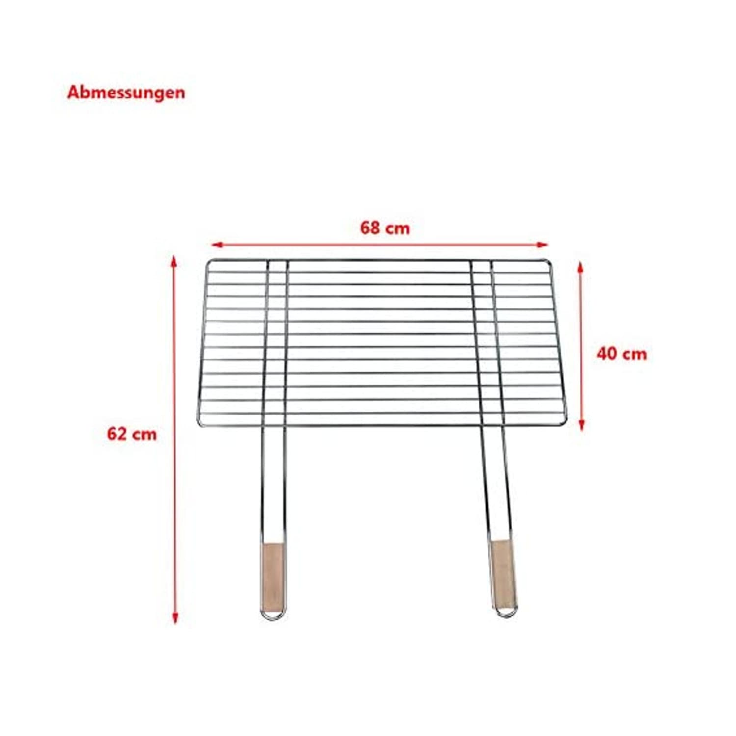 Rešetka za žar 68x40cm Master Grill MG254 2