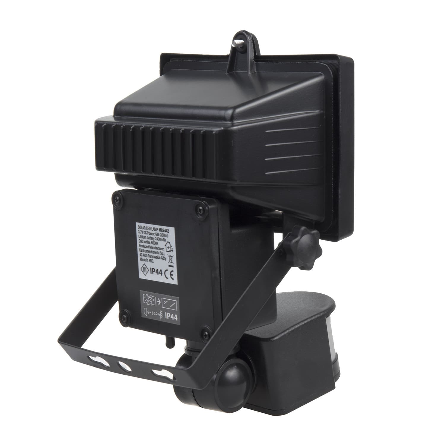 Maclean Energy MCE442: Solarna LED svetilka s senzorjem gibanja, IP44, 6W, 360lm 5