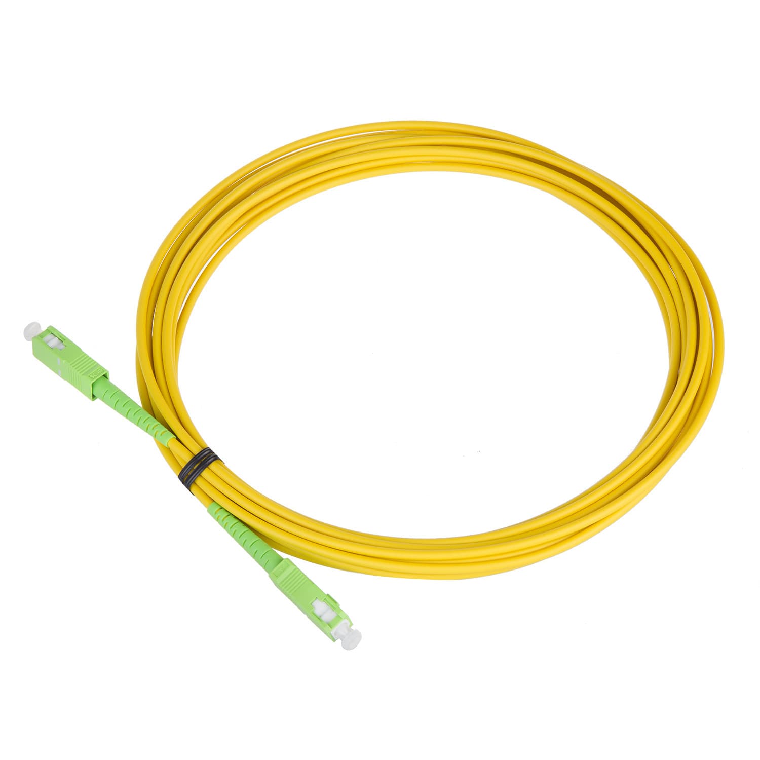 Optični kabel Maclean SC/APC-SC/APC, 15m, Simplex, G657A2 4