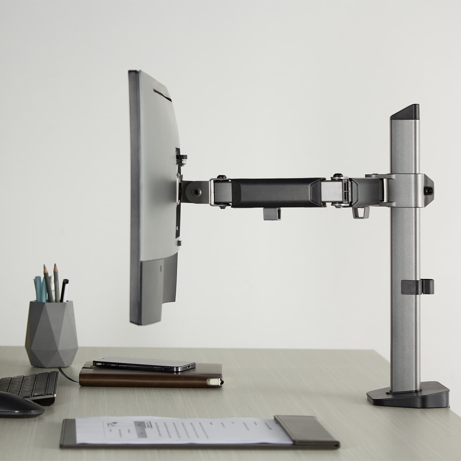 Ergo Office ER-448: Premijski zgibni nosilec za monitor 4