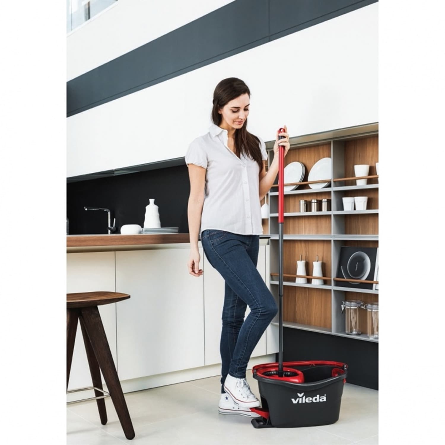 Vrtljivi set za mop Vileda Turbo Deep Clean 2