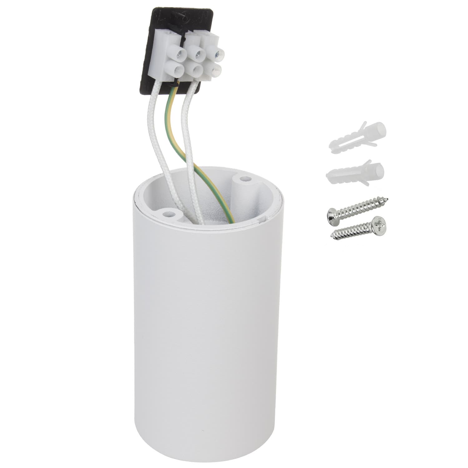 Okrogla stropna napeljava Maclean GU10, aluminij, bela/zlata, MCE458 W/G 3