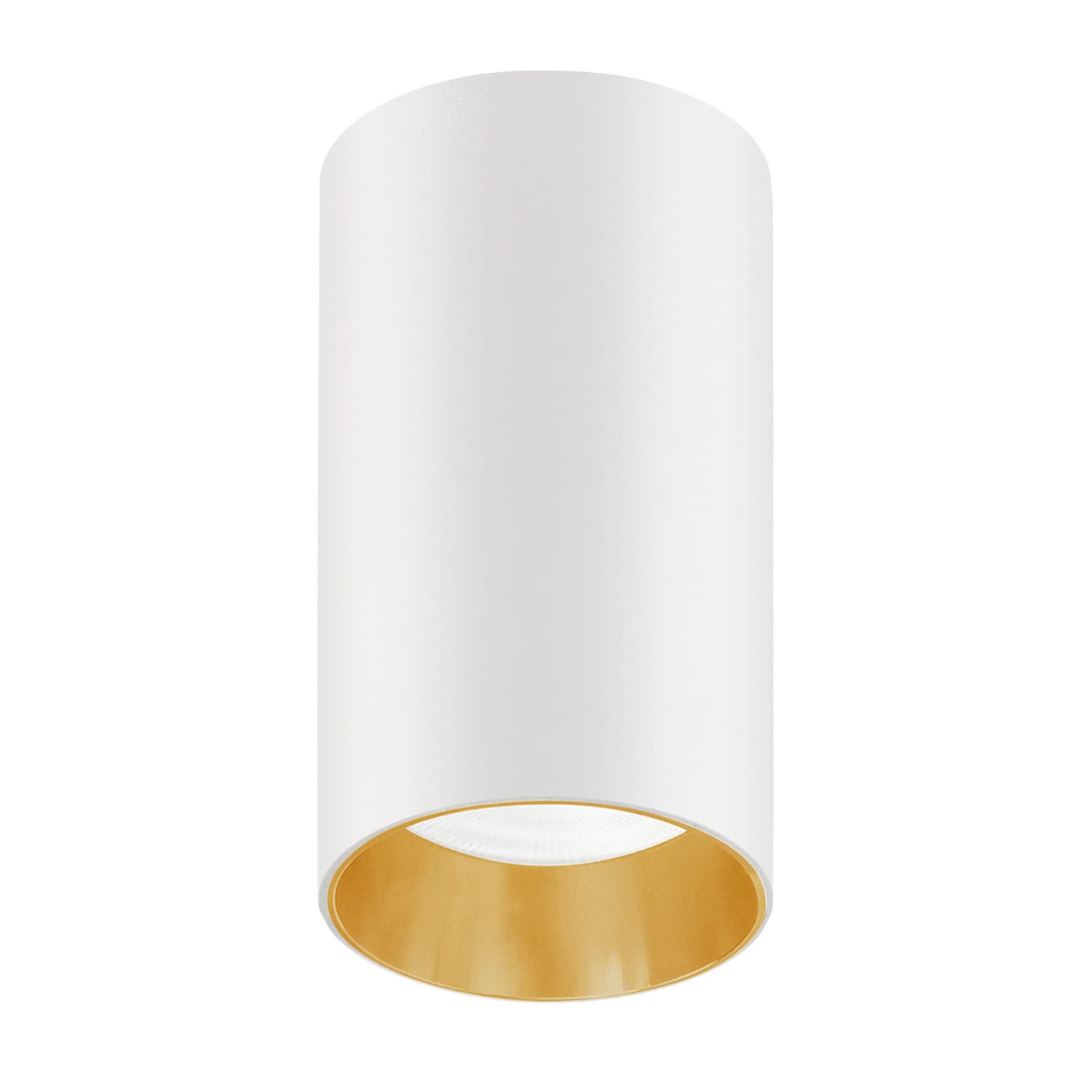 Okrogla stropna napeljava Maclean GU10, aluminij, bela/zlata, MCE458 W/G