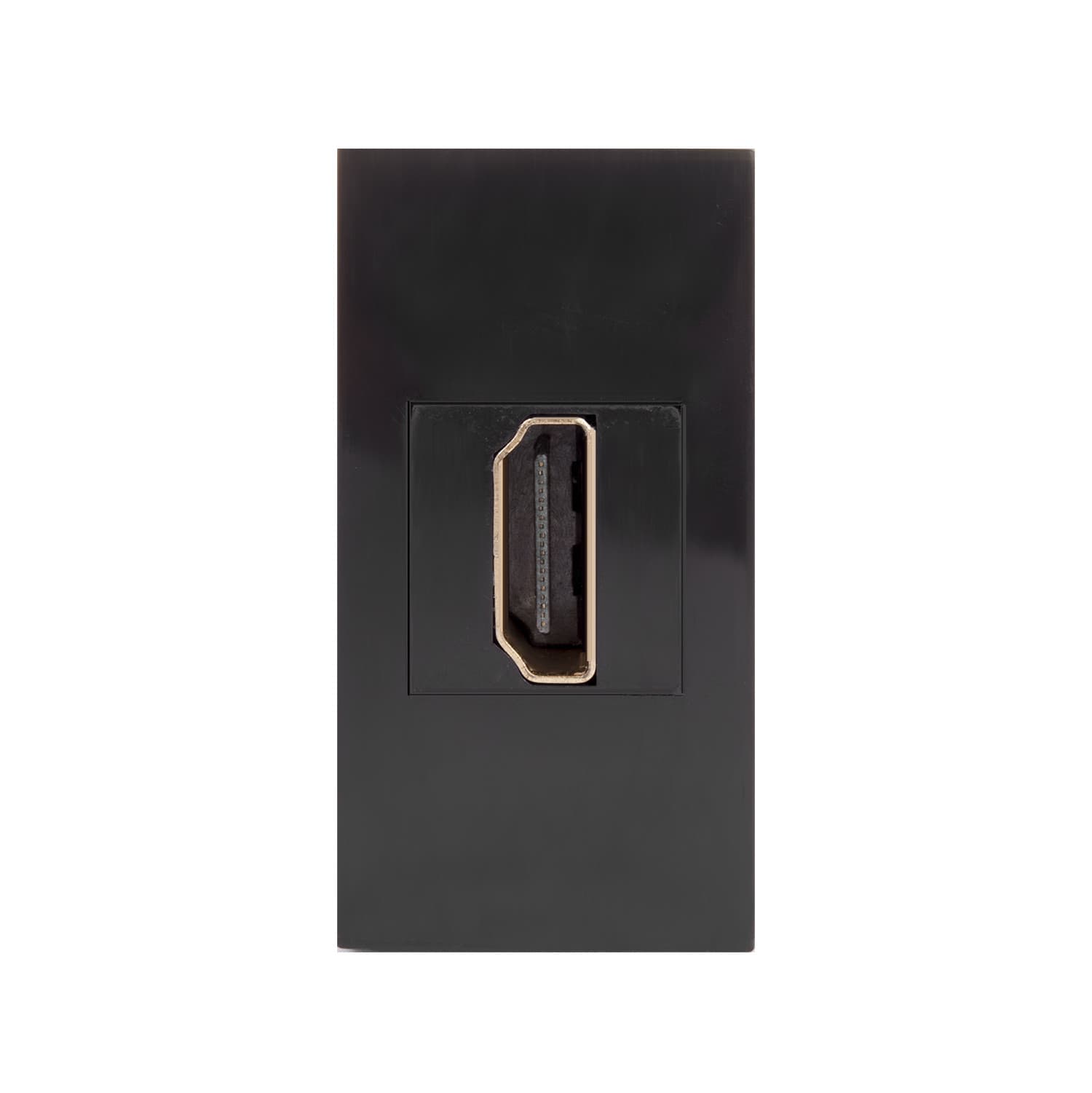 Vtičnica HDMI Maclean MCE720B, črna (za steklene okvirje)
