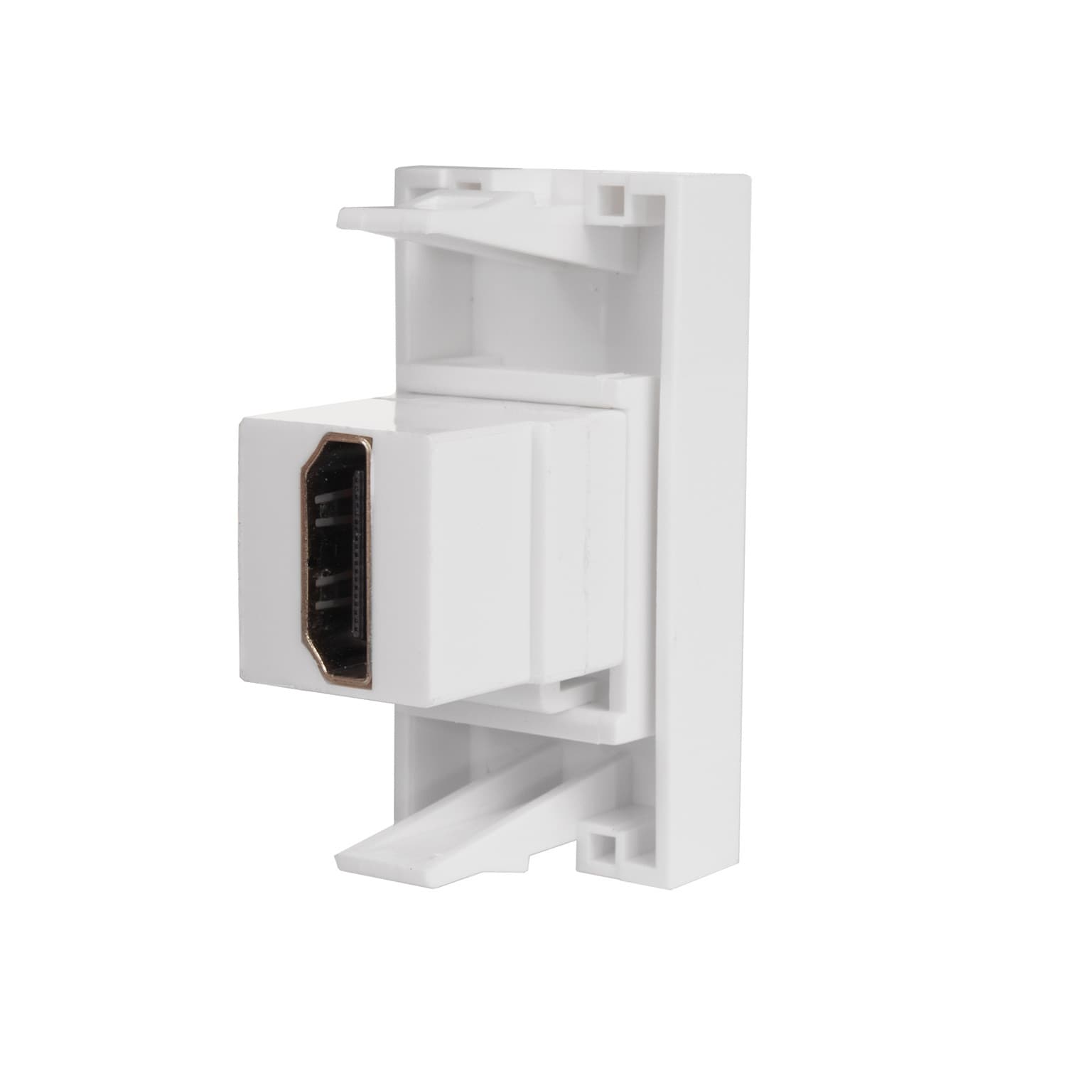 Vtičnica HDMI Maclean MCE720W, bela (za steklene okvirje) 2