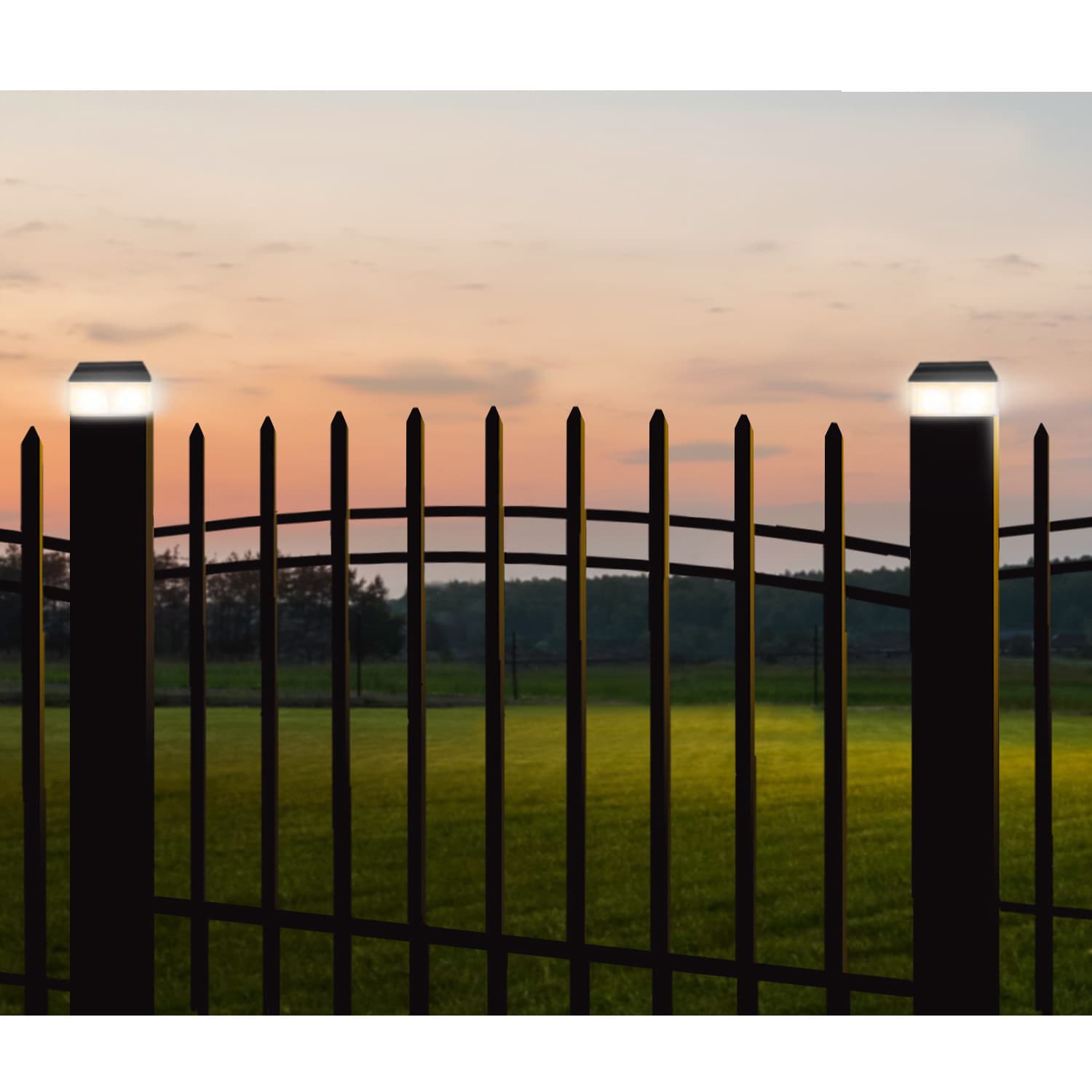 GreenBlue GB128 Solarna LED svetilka za steber, 100x100mm 2