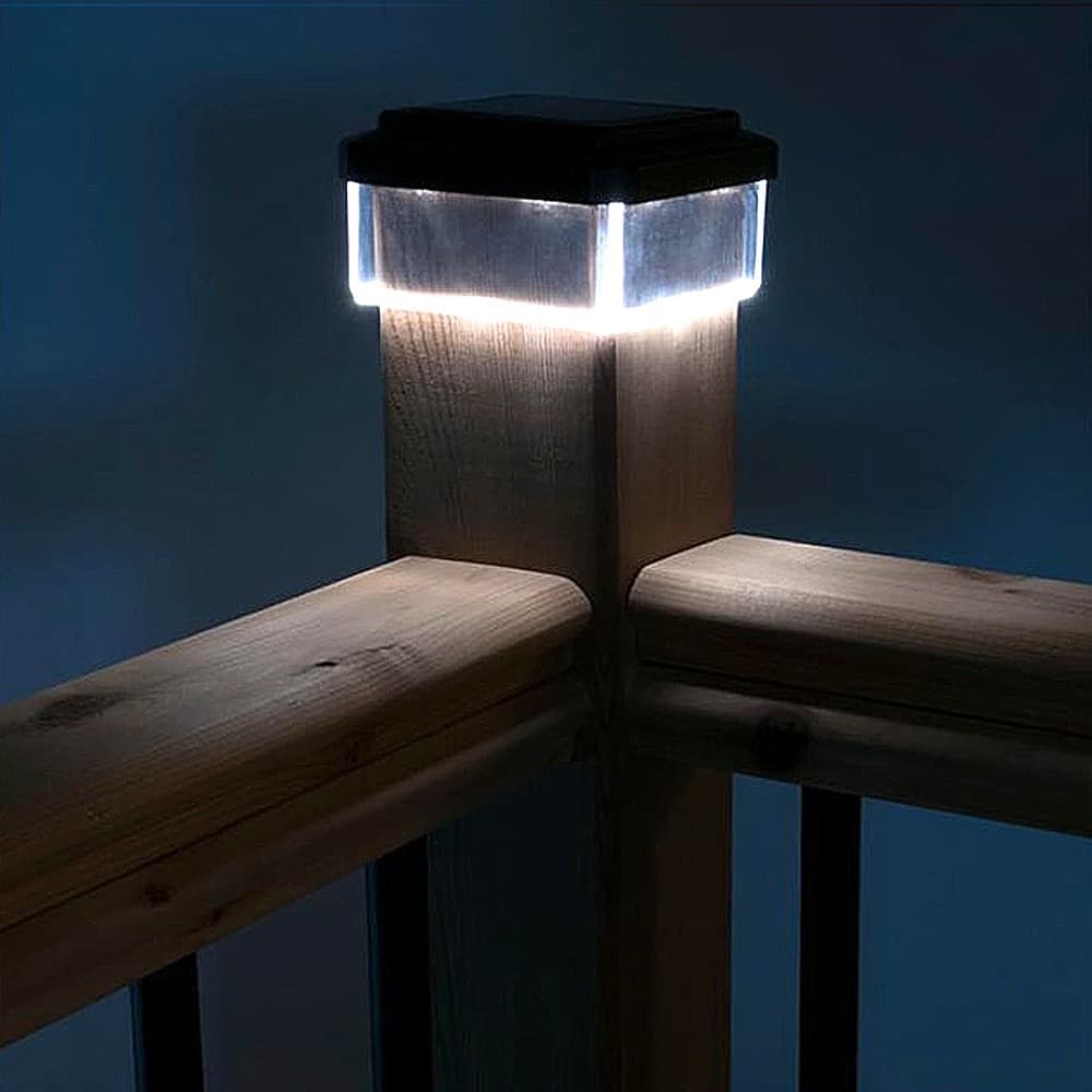 GreenBlue GB128 Solarna LED svetilka za steber, 100x100mm 8