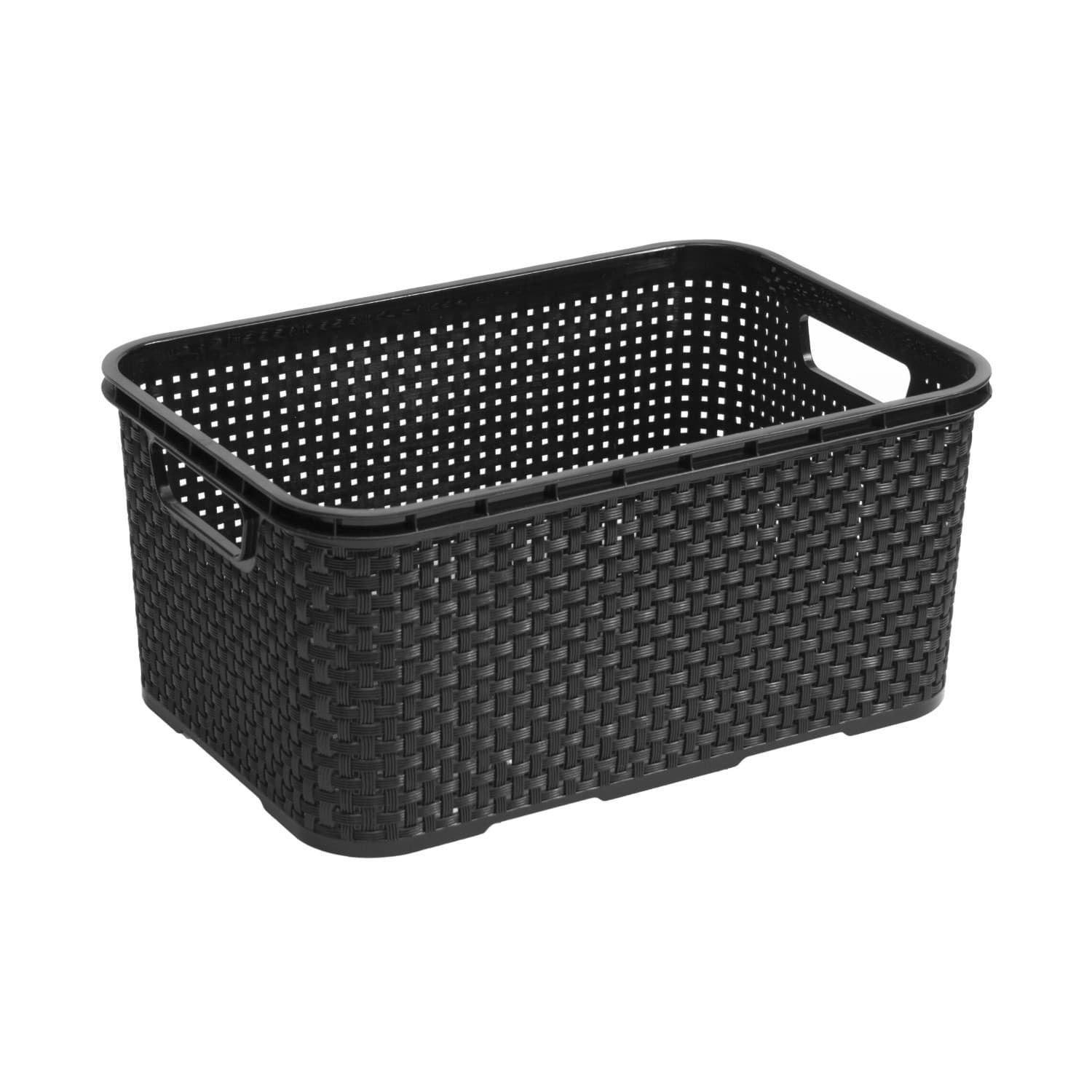 BranQ košara 'Rattan' 7L, siva